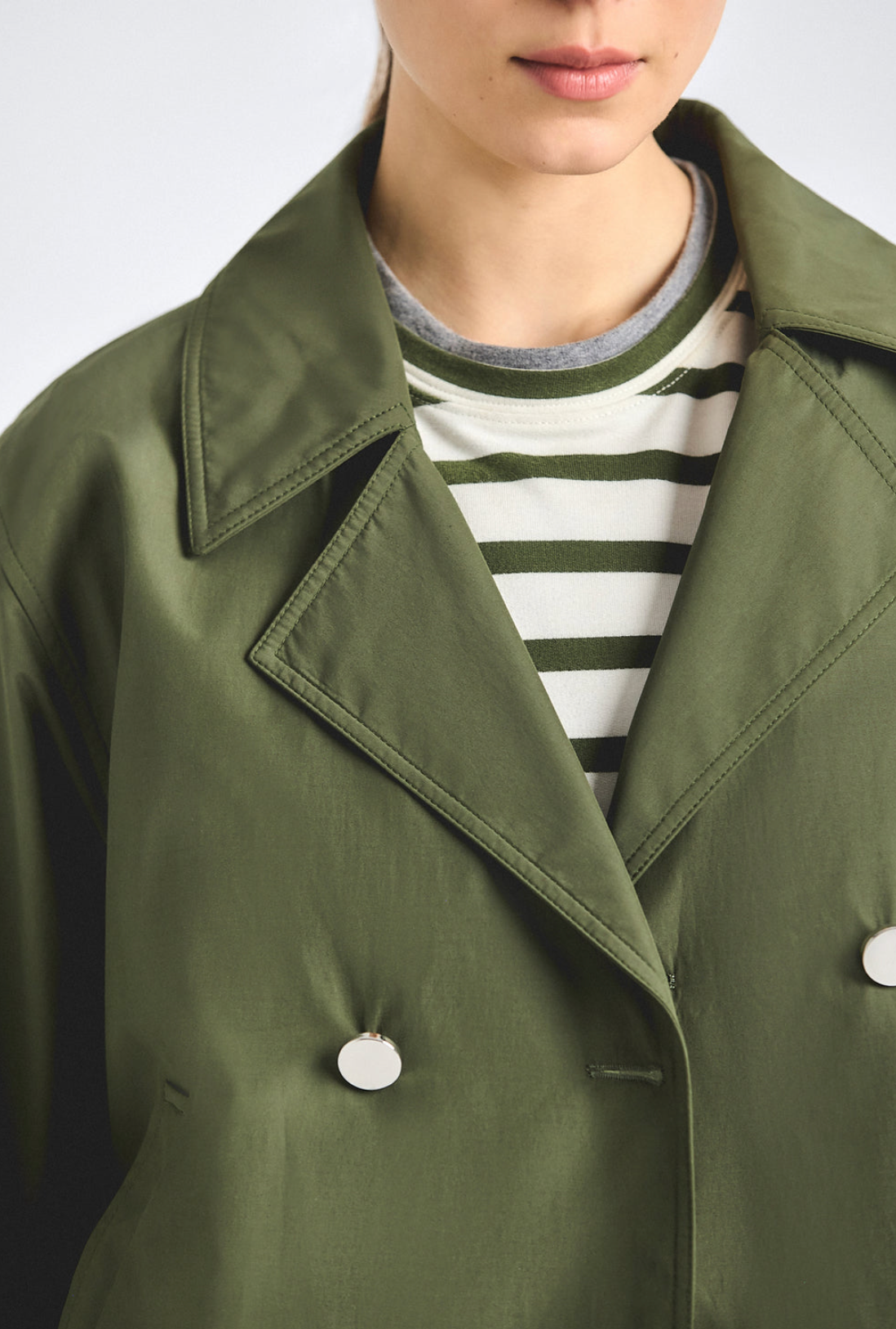 Renata Poplin Cropped Trence