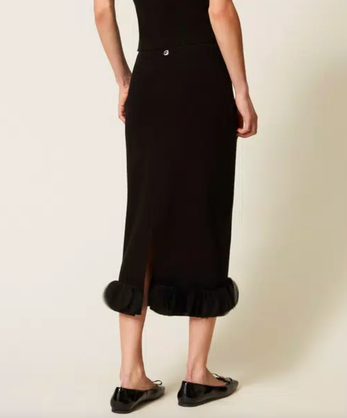 Hem Detail Skirt