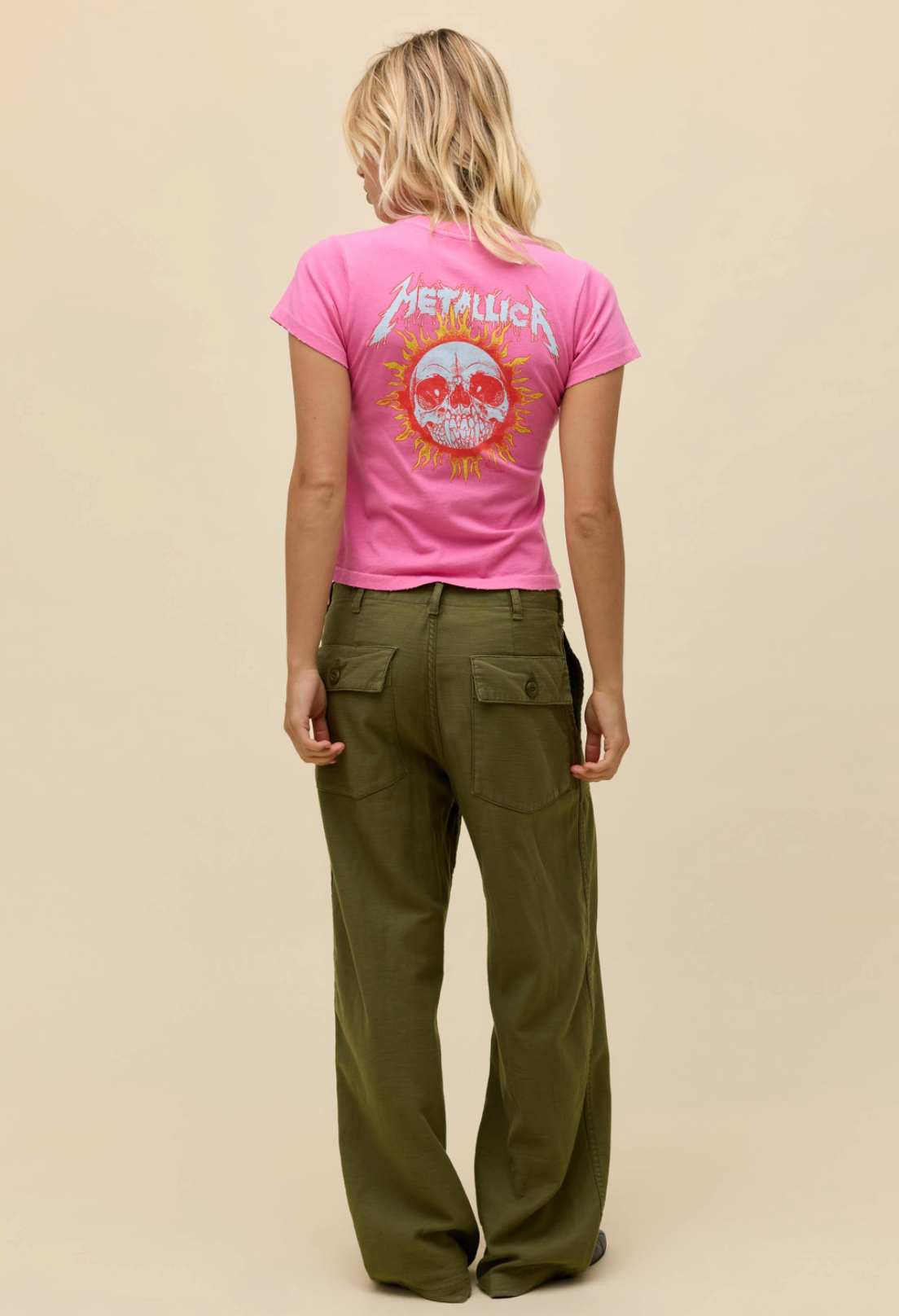 Metallica Flaming Sun Vintage Tee