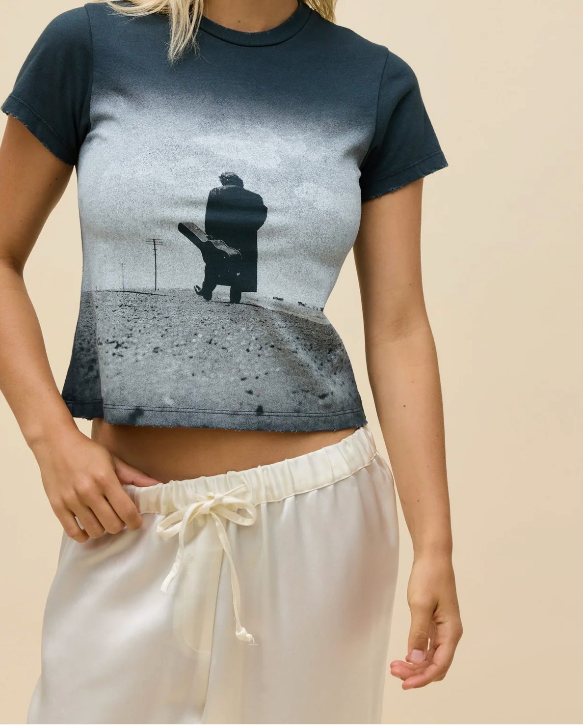 Johnny Cash Silhouette Vintage Tee