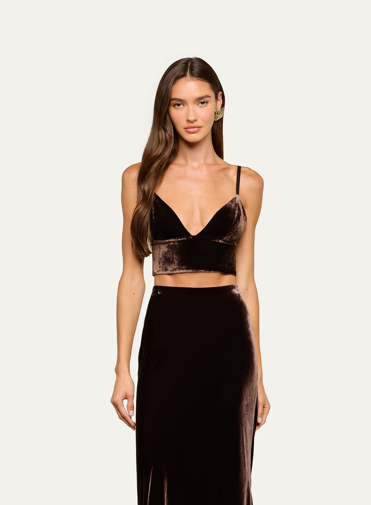 Aislin Bralette Top Velvet