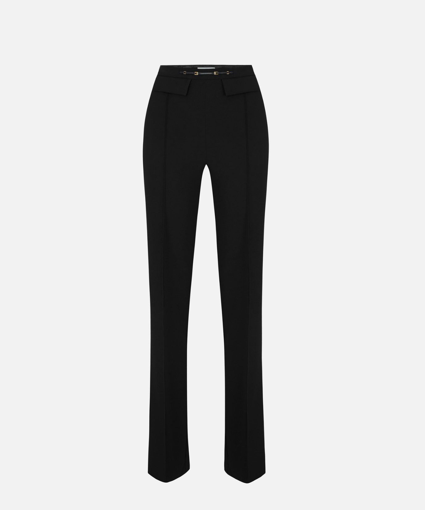 ELISABETTA FRANCHI Bootcut Trouser in Double Crepe 