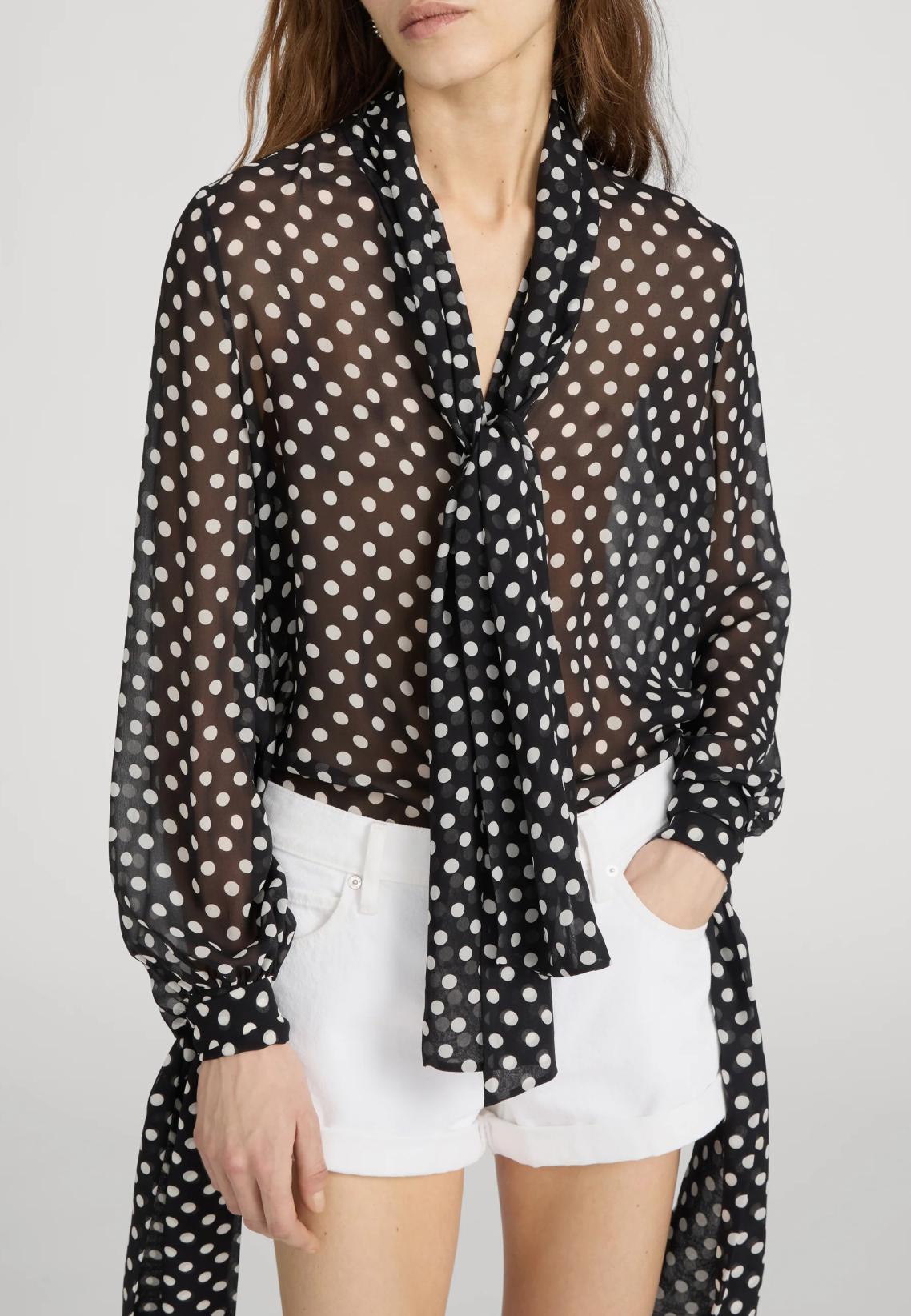 The Polka Dot Nouvelle Blouse