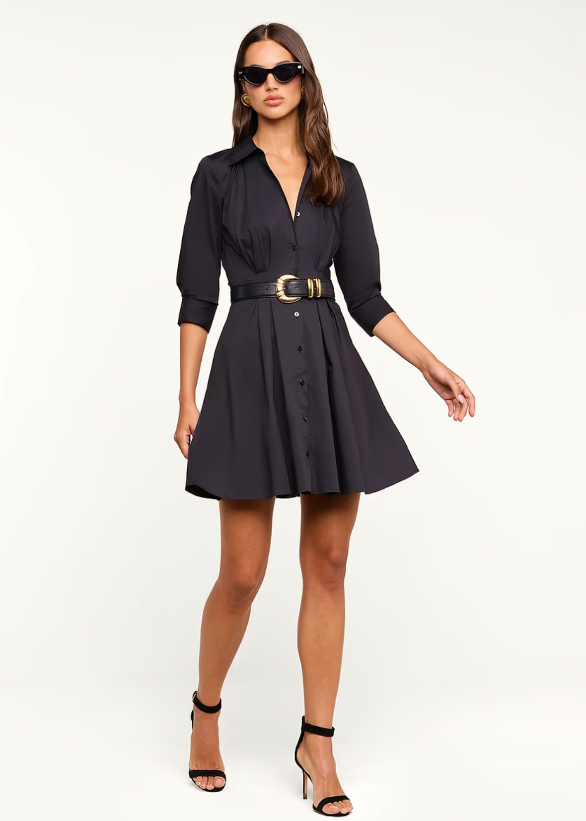 Journi Pintuck Short Dress
