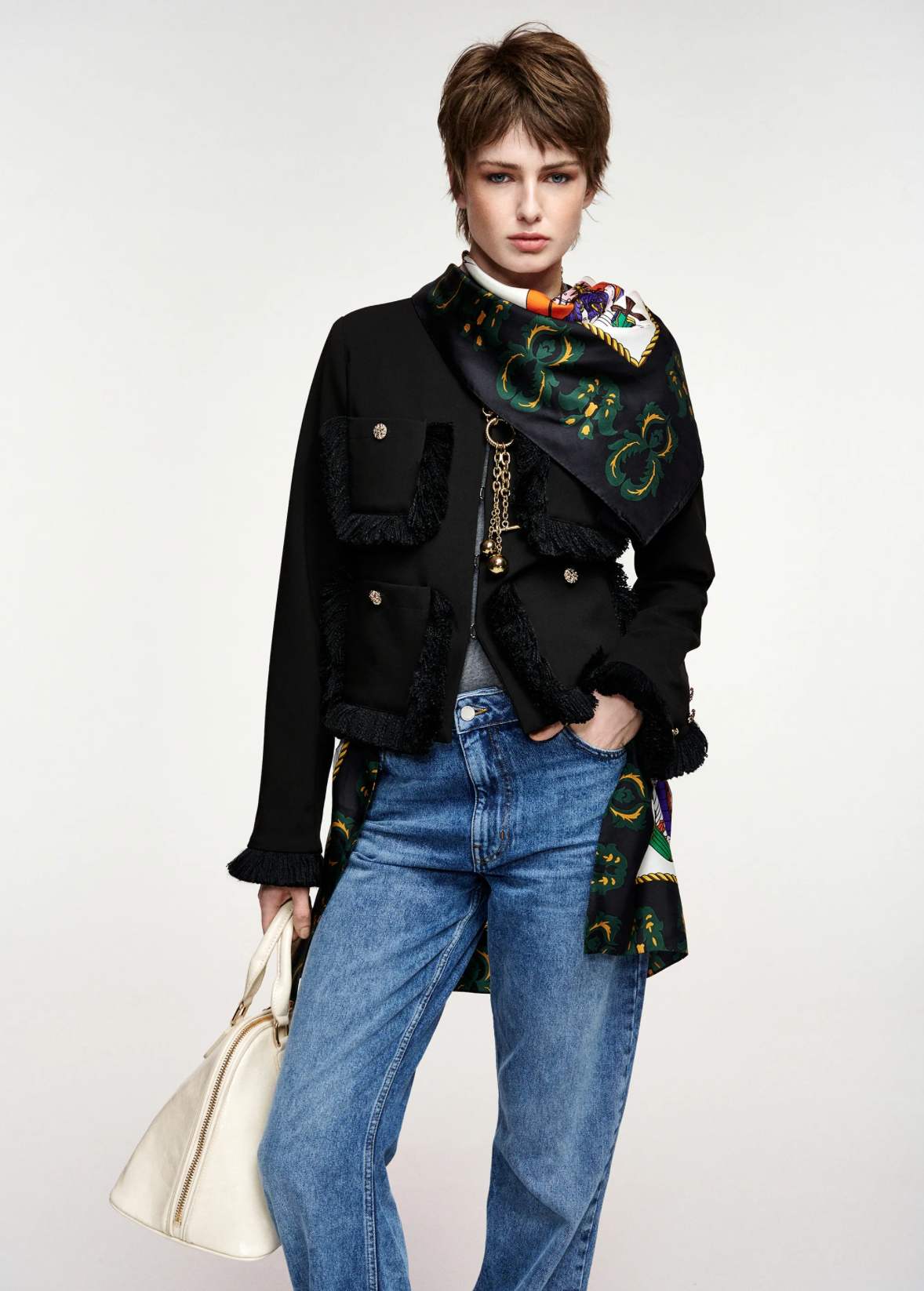 Kinetic Fringed Jacket