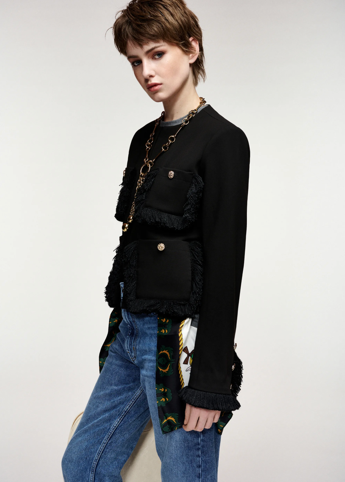 Kinetic Fringed Jacket