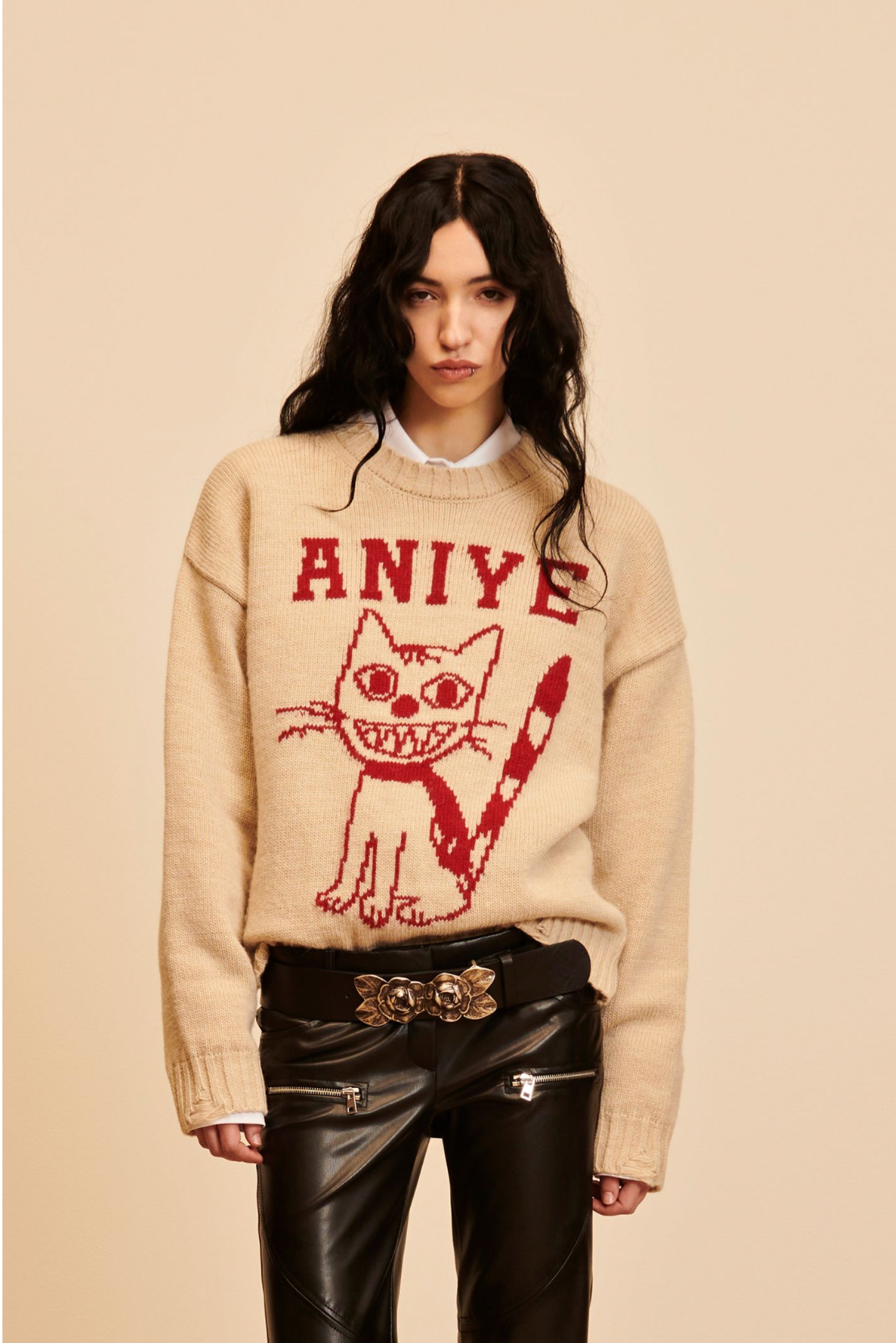 Kitten Pullover Sweater