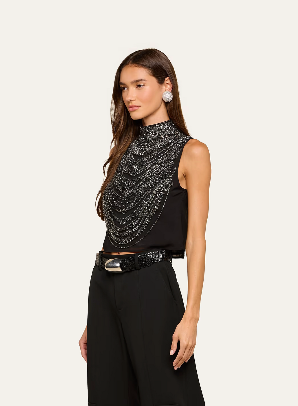 Yun Draped Crystal Tank