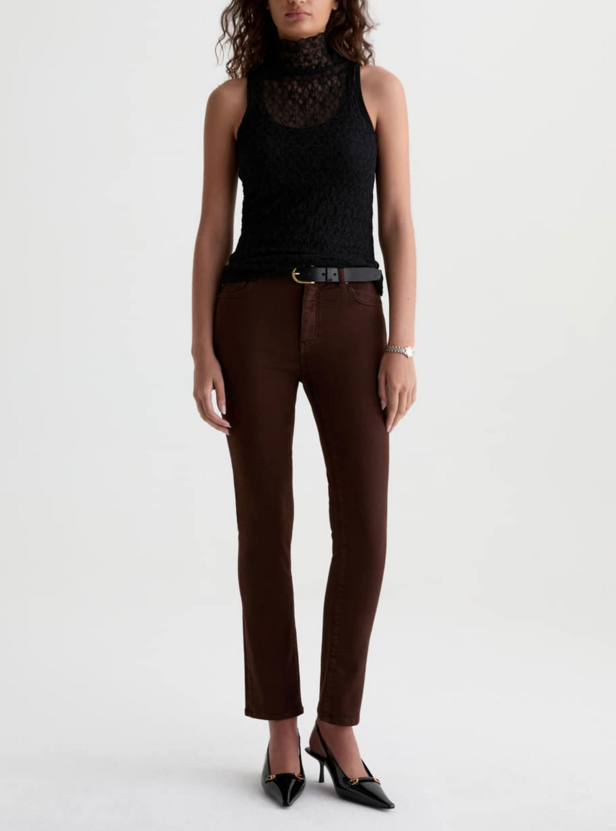 Mari Mid Rise Slim Straight
