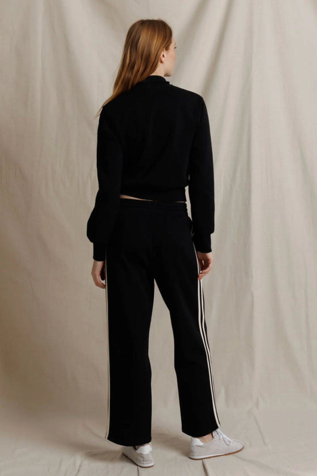 Perfect White Tee Milana Travel Track Jacket True Black