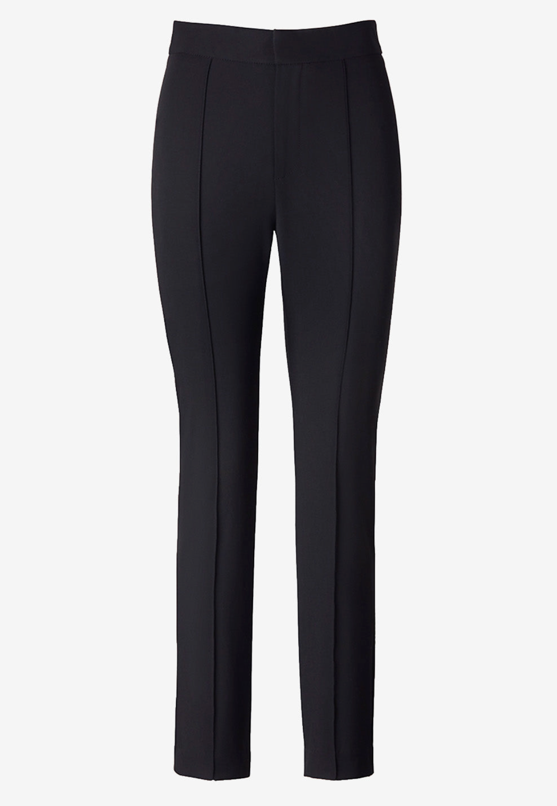 Smythe High Rise Pintuck Cig Pant Raven 