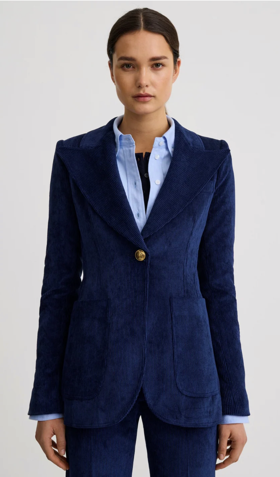 Patch Pocket Birkin Blazer in Corduroy