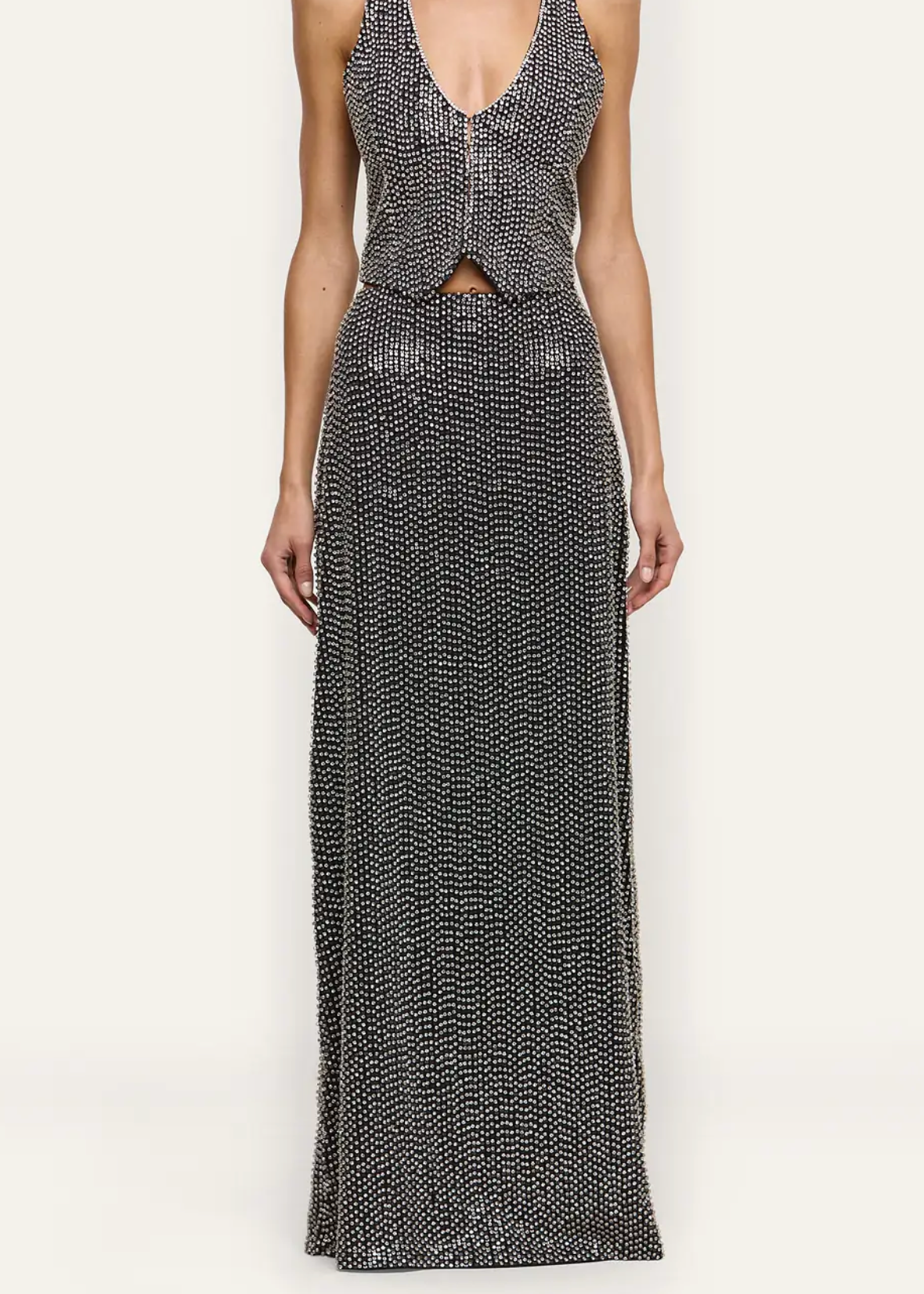 Zeta Embellished Long Skirt