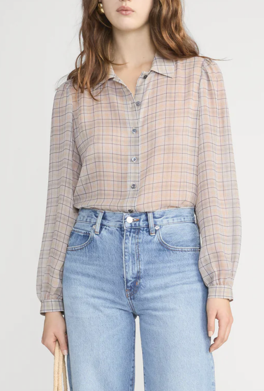 The Plaid Staple Blouse
