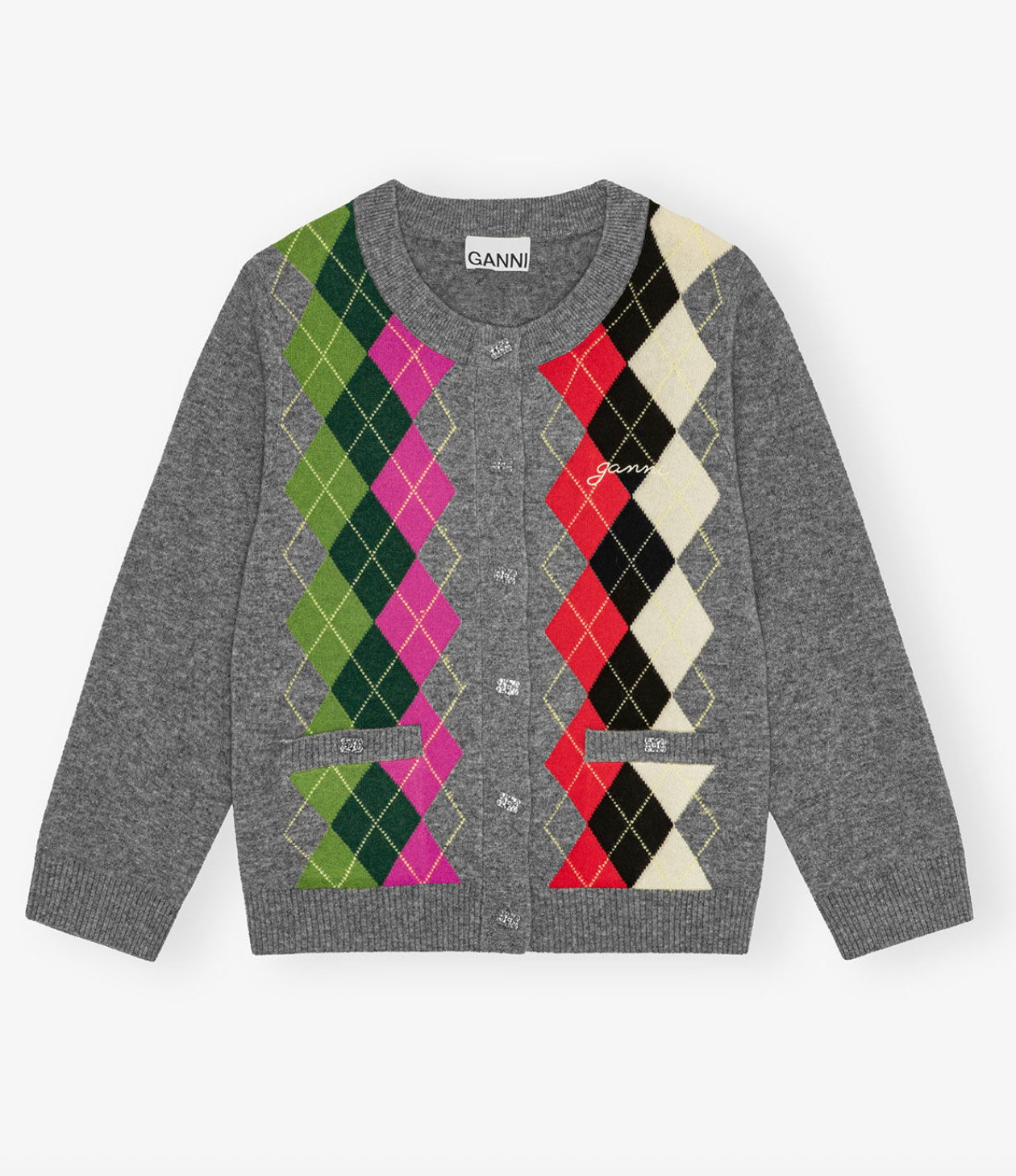 Cashmere Wool Mix Cardigan