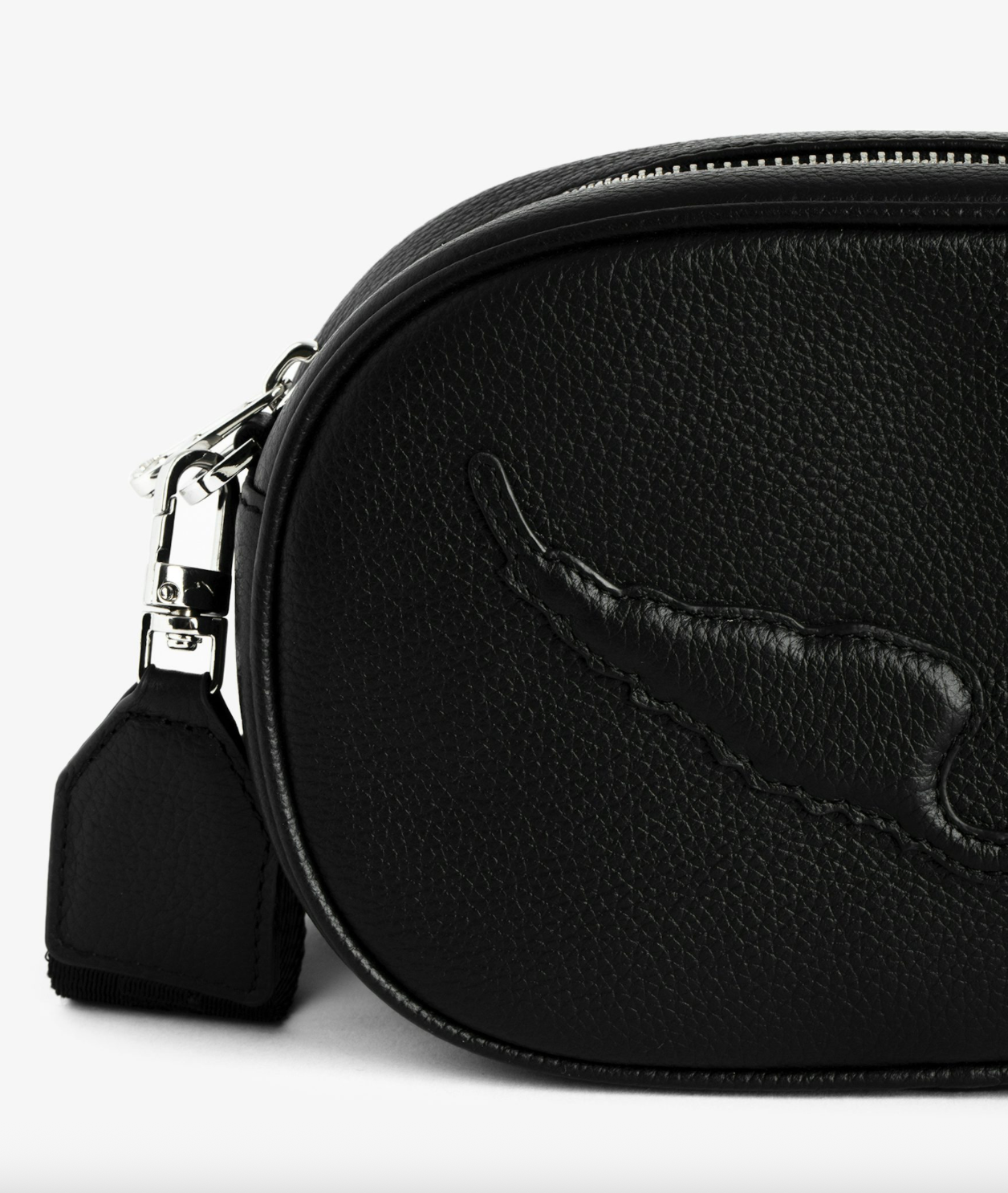 Rock with You Grained Leather Handbag