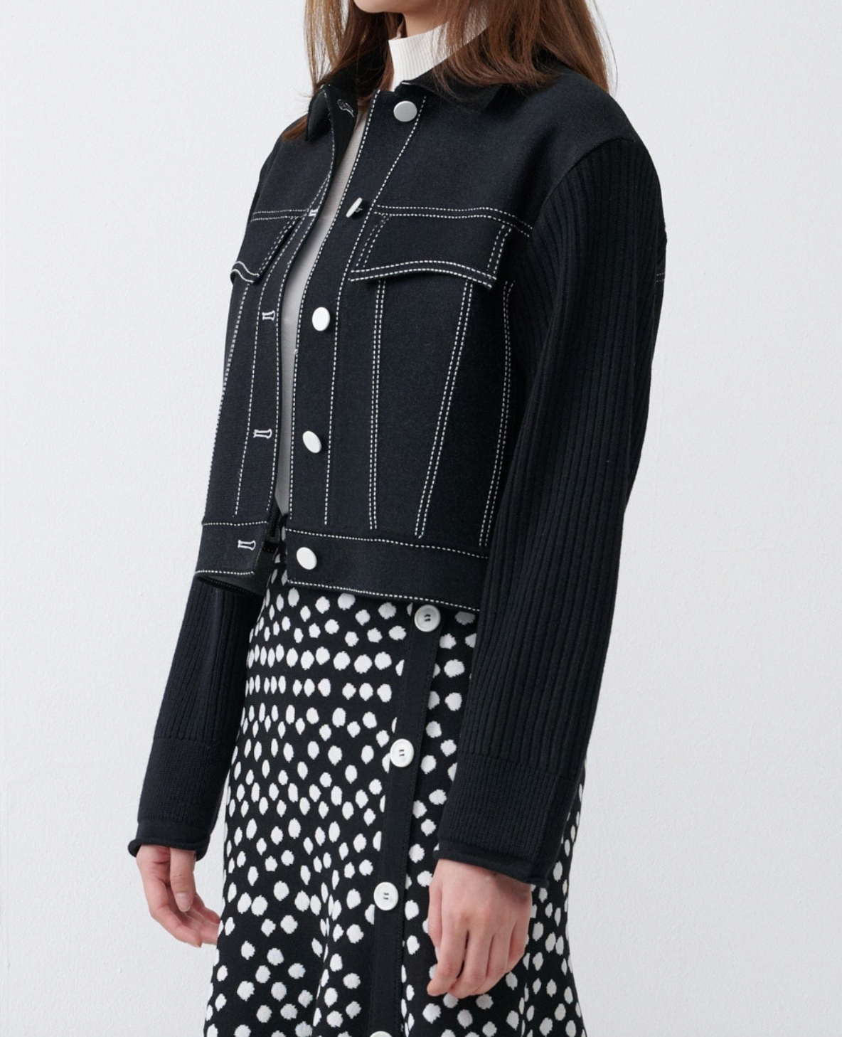 Beacon Cropped Denim Jacket