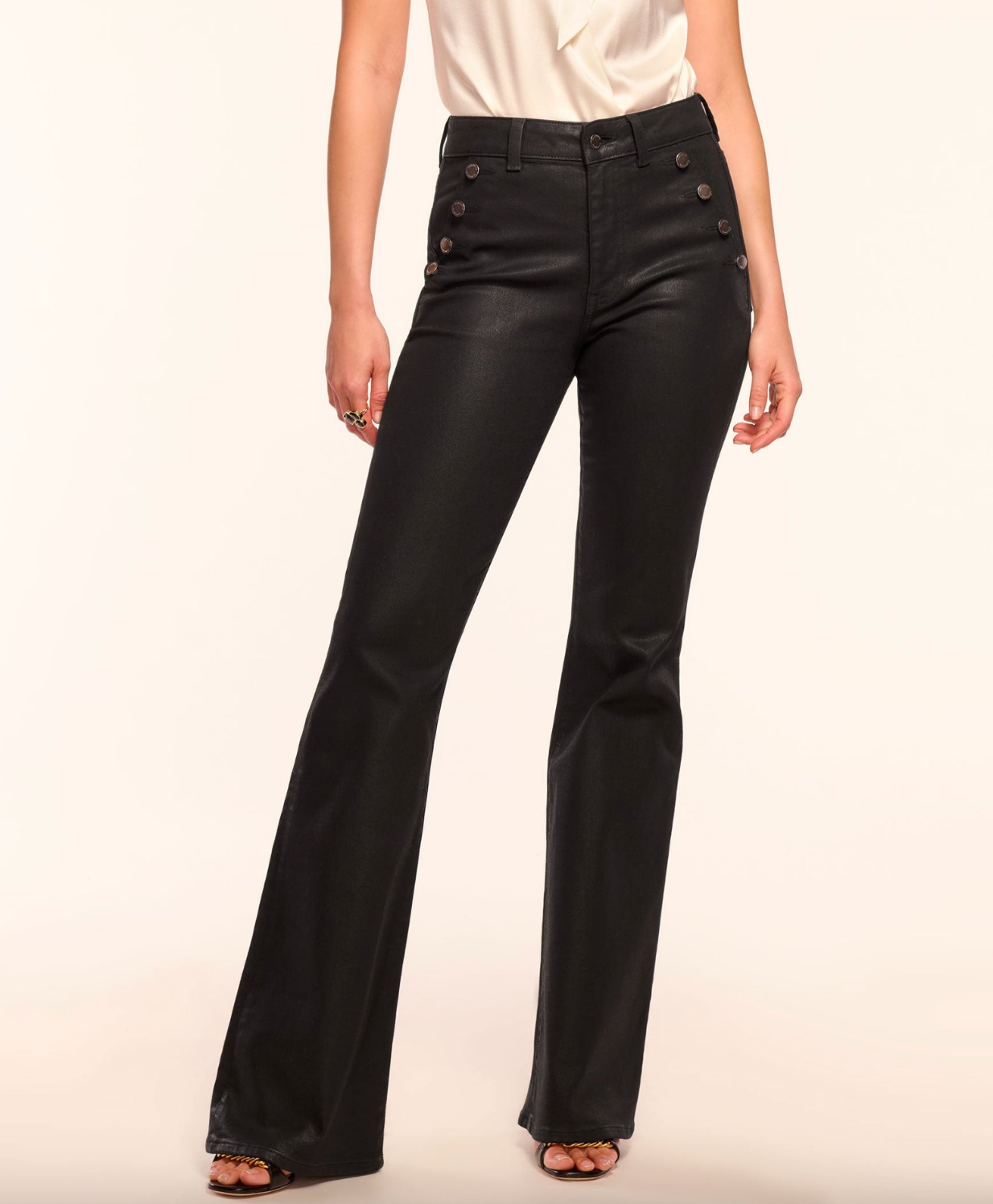 Helena Flare Jean Coated