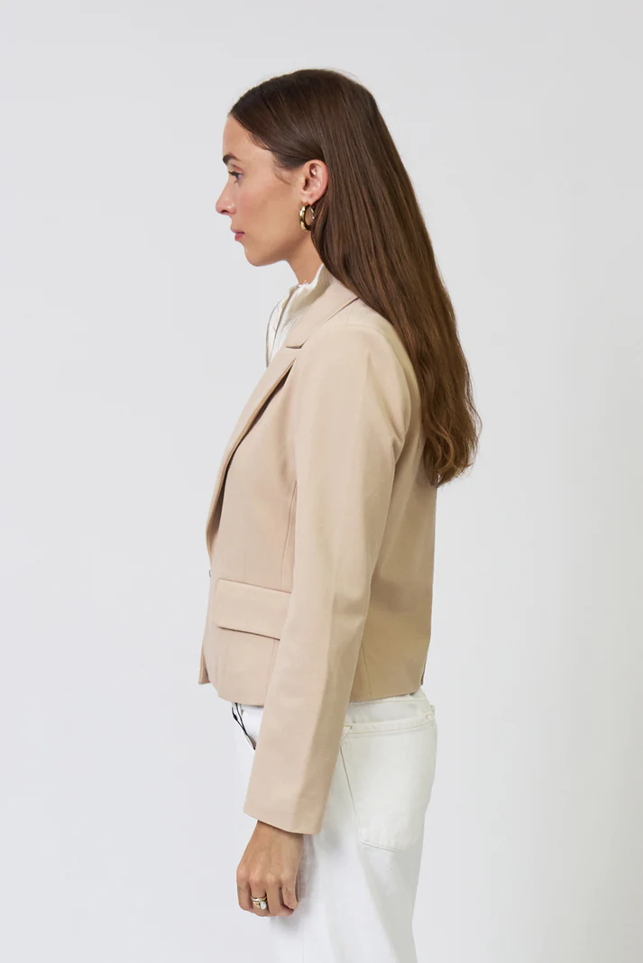 Chloe Nautical Stripe Sweater Dickey Jacket