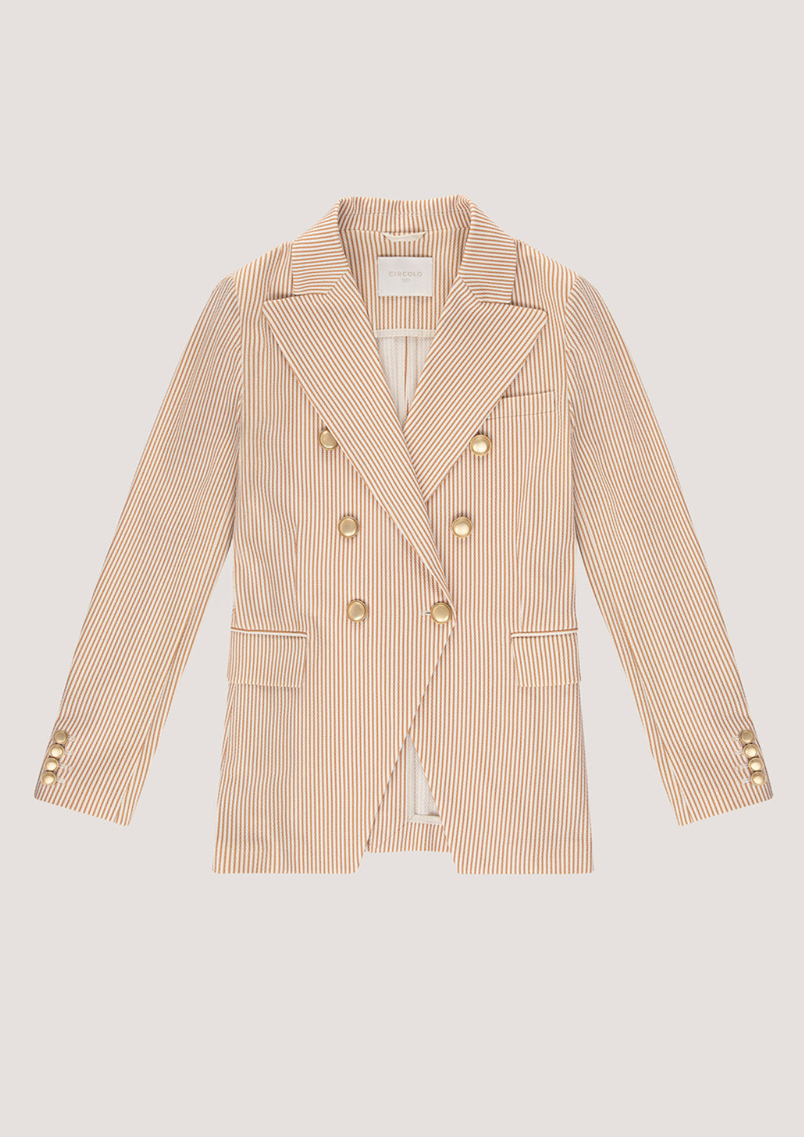 Double Breasted, Thin Stripe Oxford