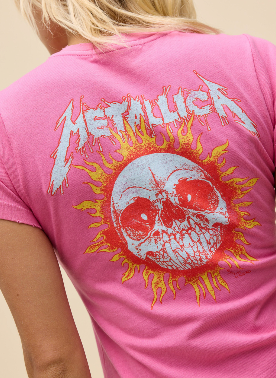 Metallica Flaming Sun Vintage Tee