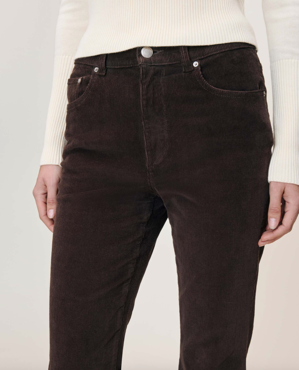 Bridget Boot, High Rise Instasculpt Corduroy