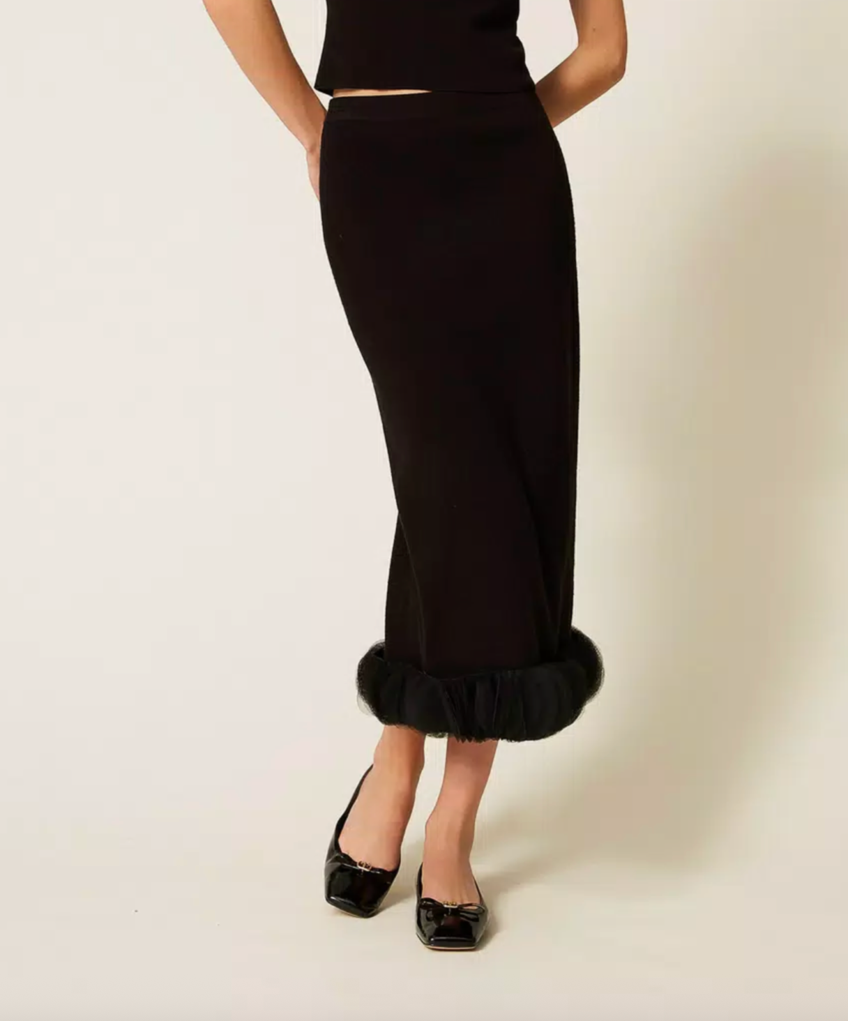 Hem Detail Skirt