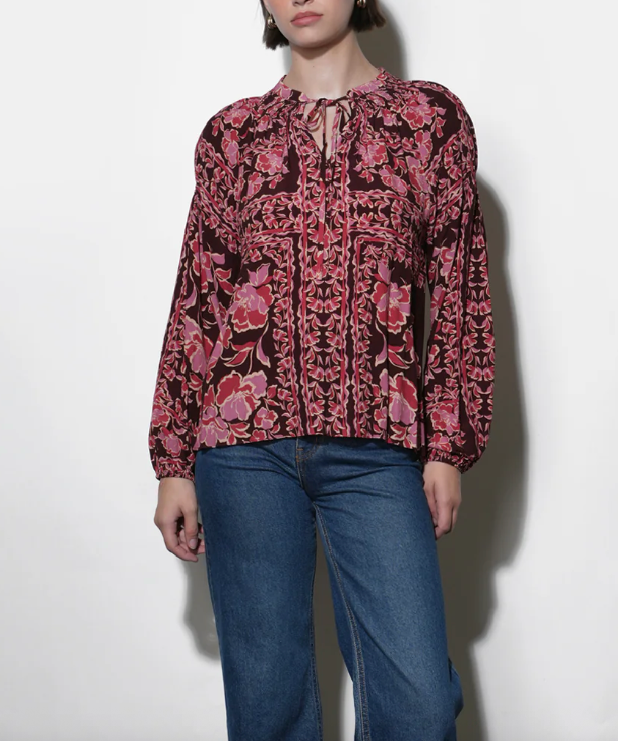 Hendrix Balloon Sleeve Blouse