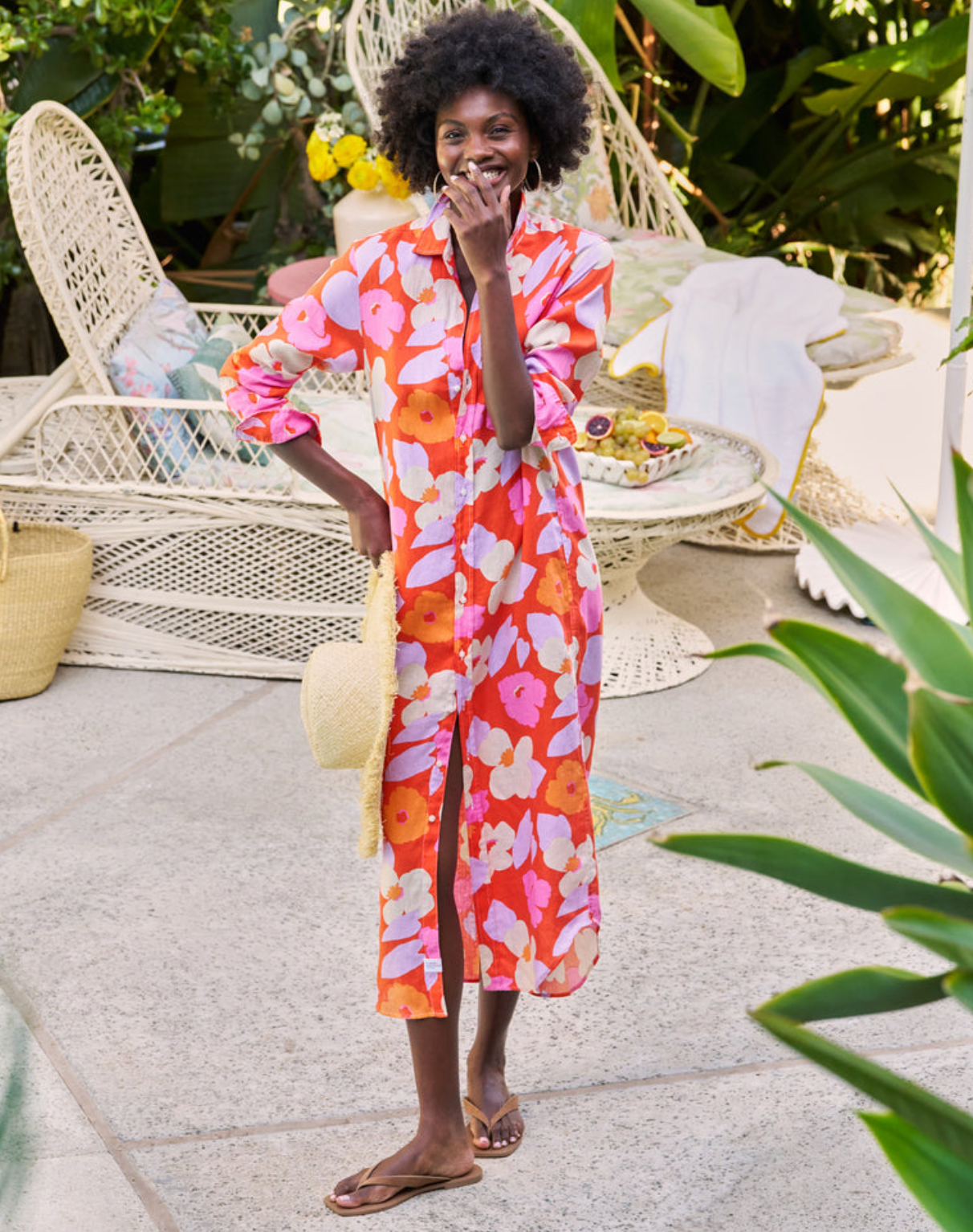 Lived-In Linen Rory Maxi Shirt Dress
