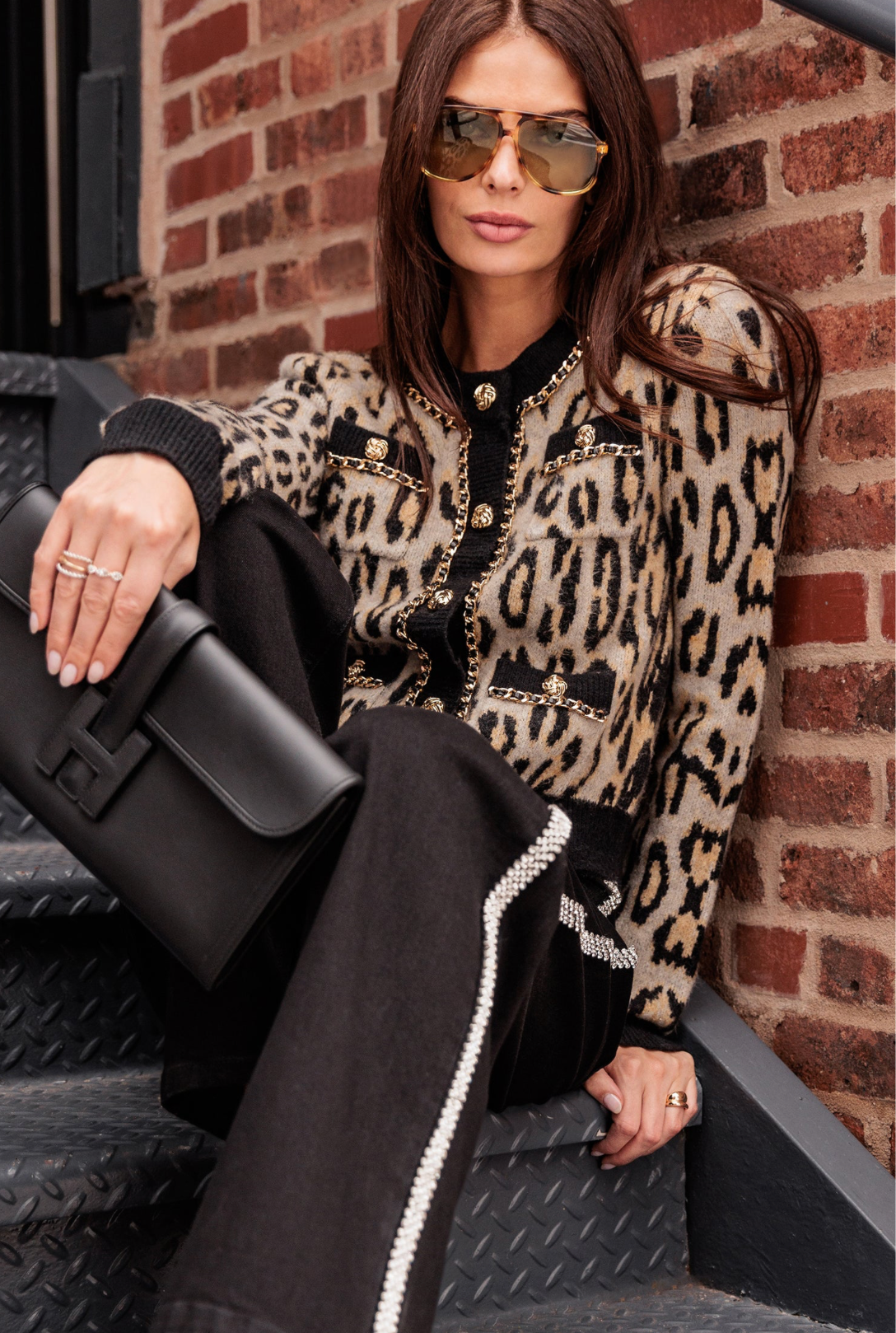 Selma Leopard Cardigan