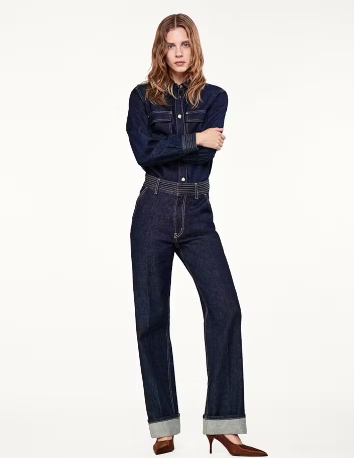 The Trapunto Trouser Jean