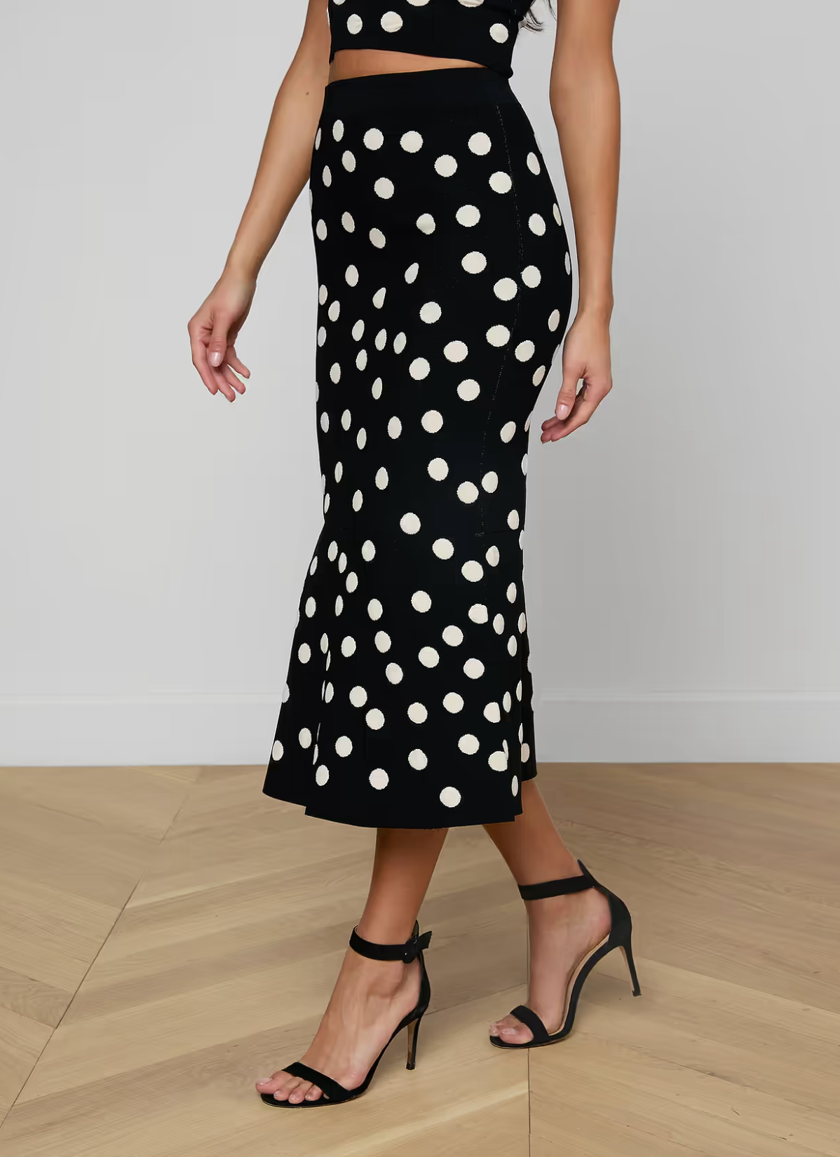 Mae Polka Dot Flare Skirt