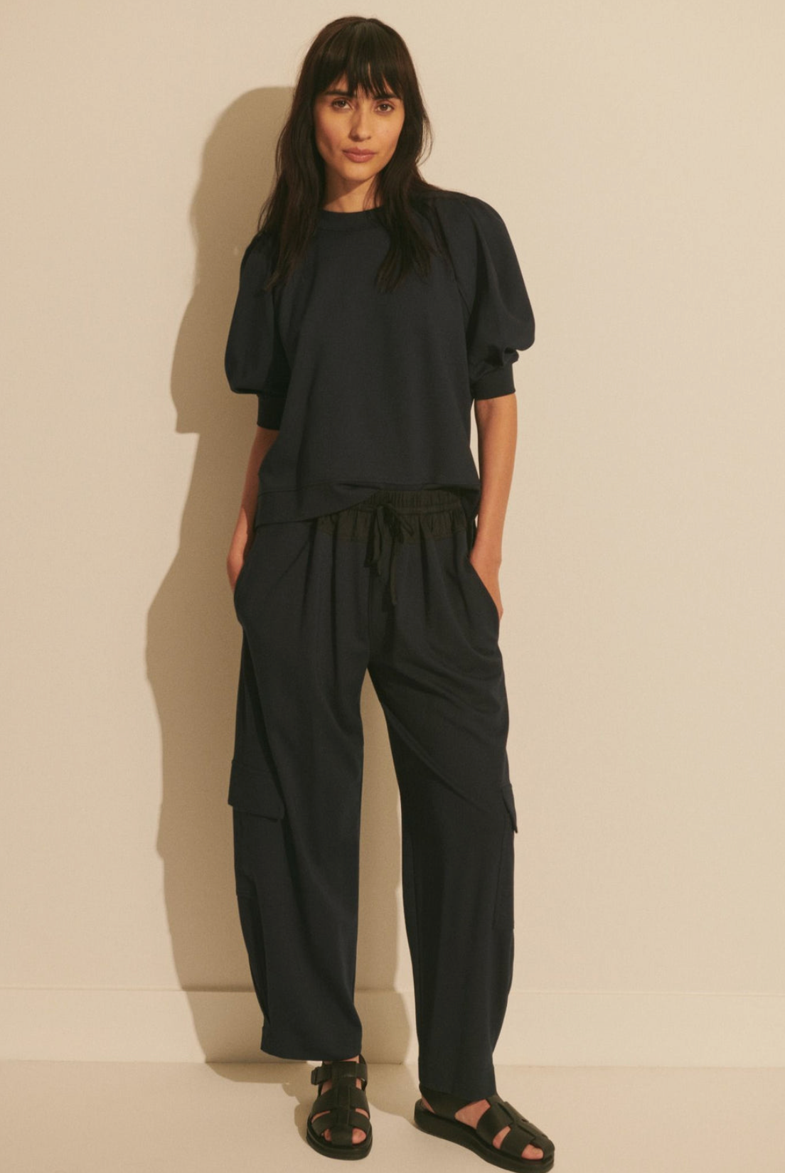 Kamaria Double Jersey Pull On Cargo Pant