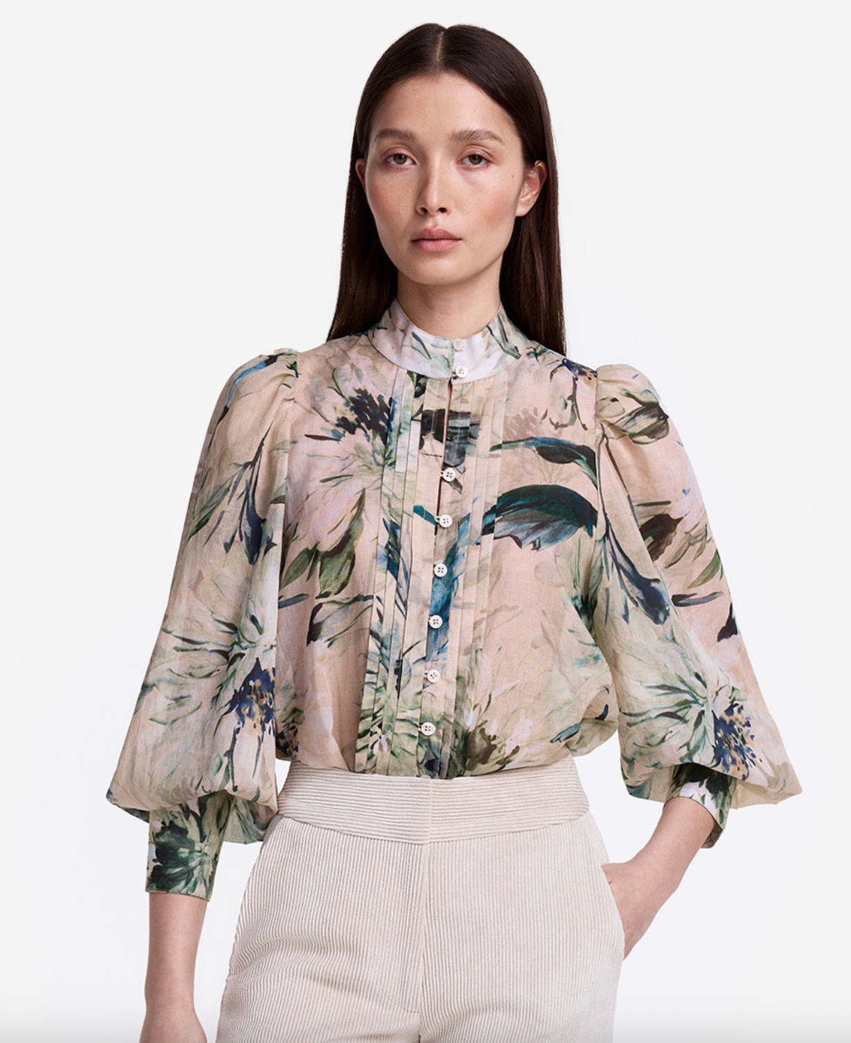 Bishop Sleeve Frontier Blouse