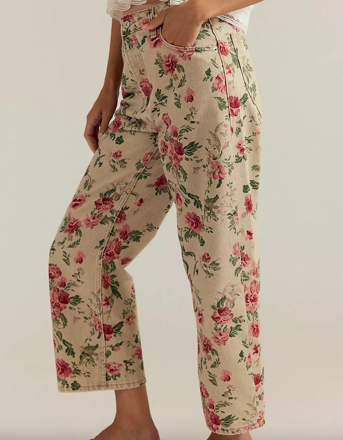 Deep Trance Crop Printed