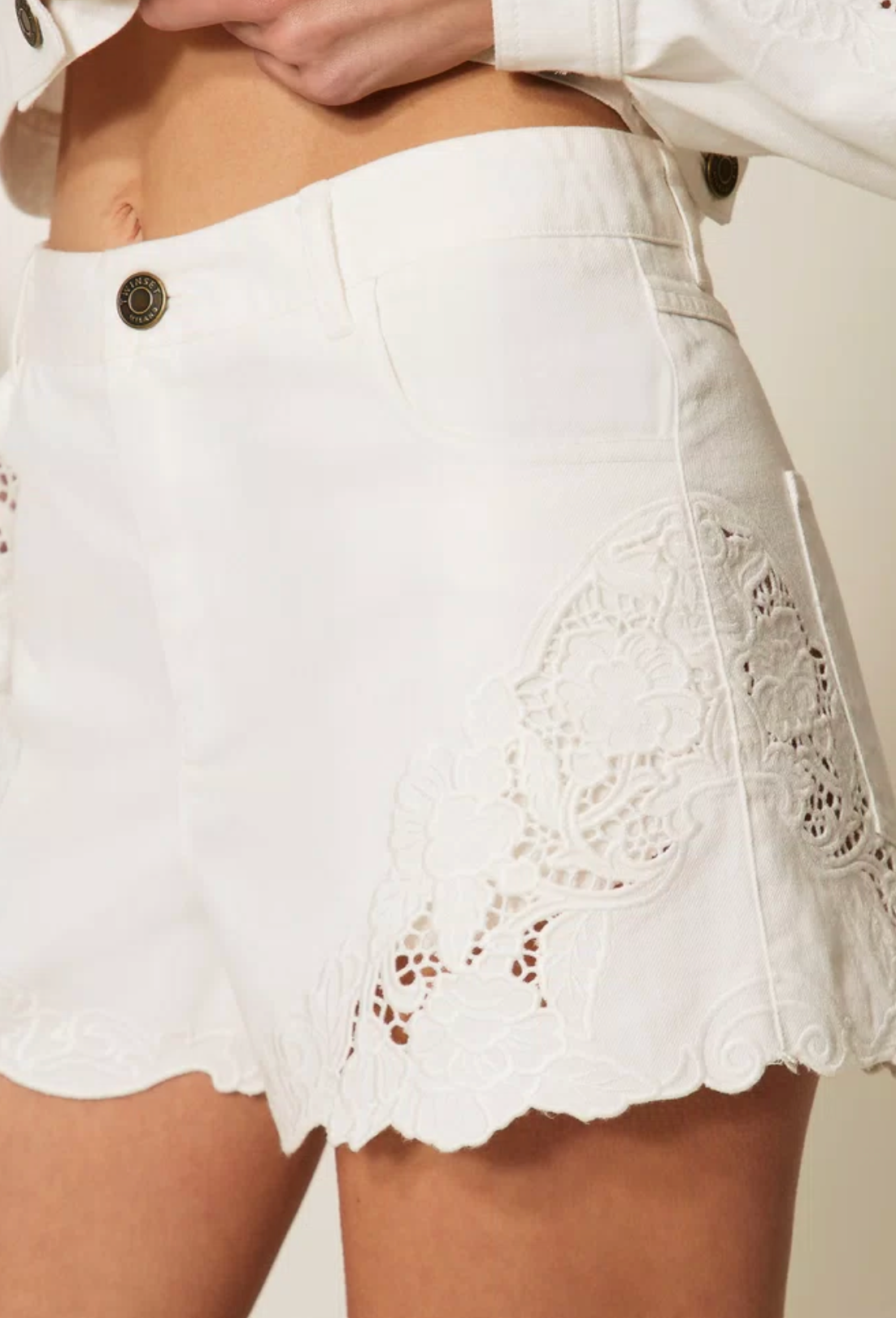 Embroidered Shorts