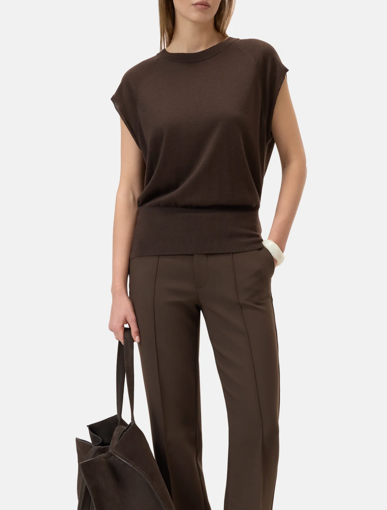 Crew Neck Sleeveless