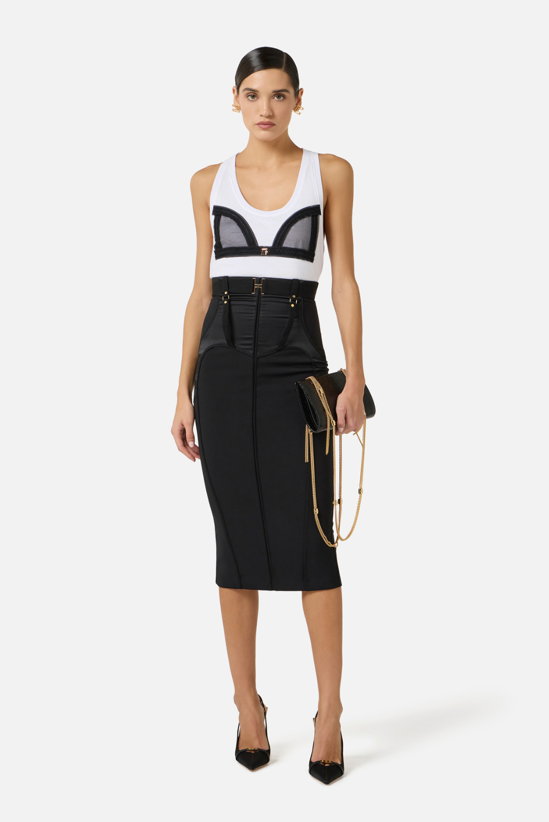 Corset Detail Skirt