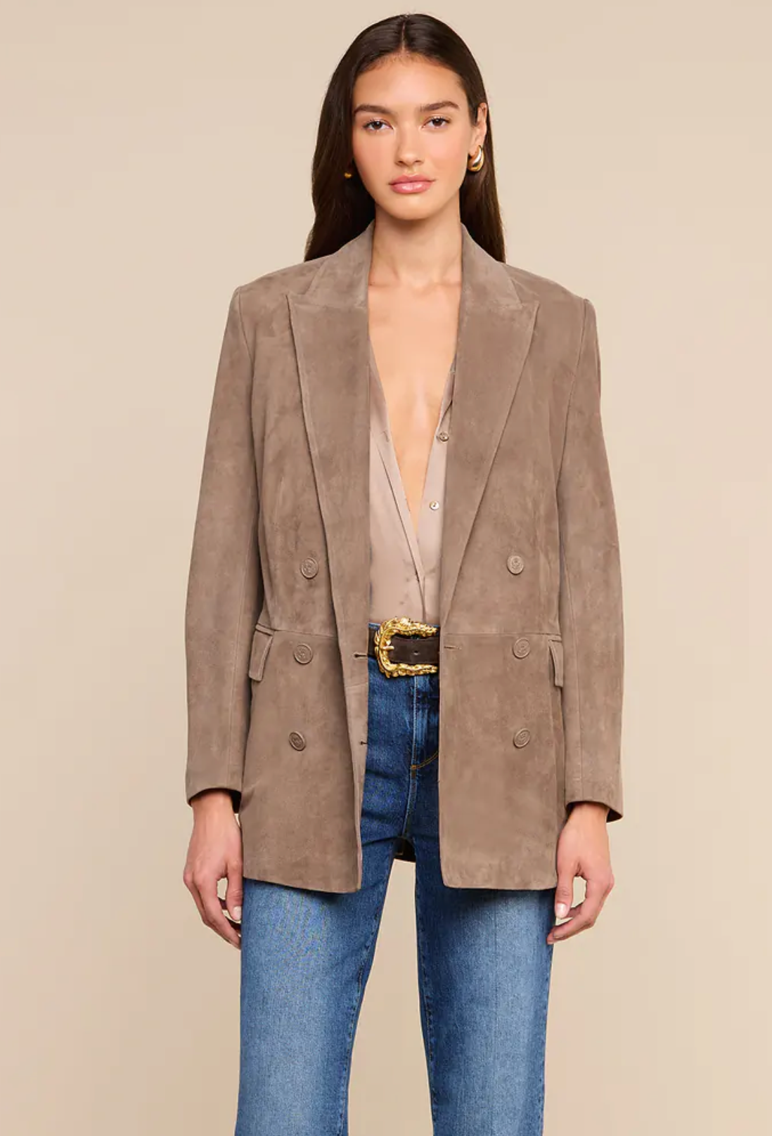 Aimee Relaxed Double Breasted Blazer