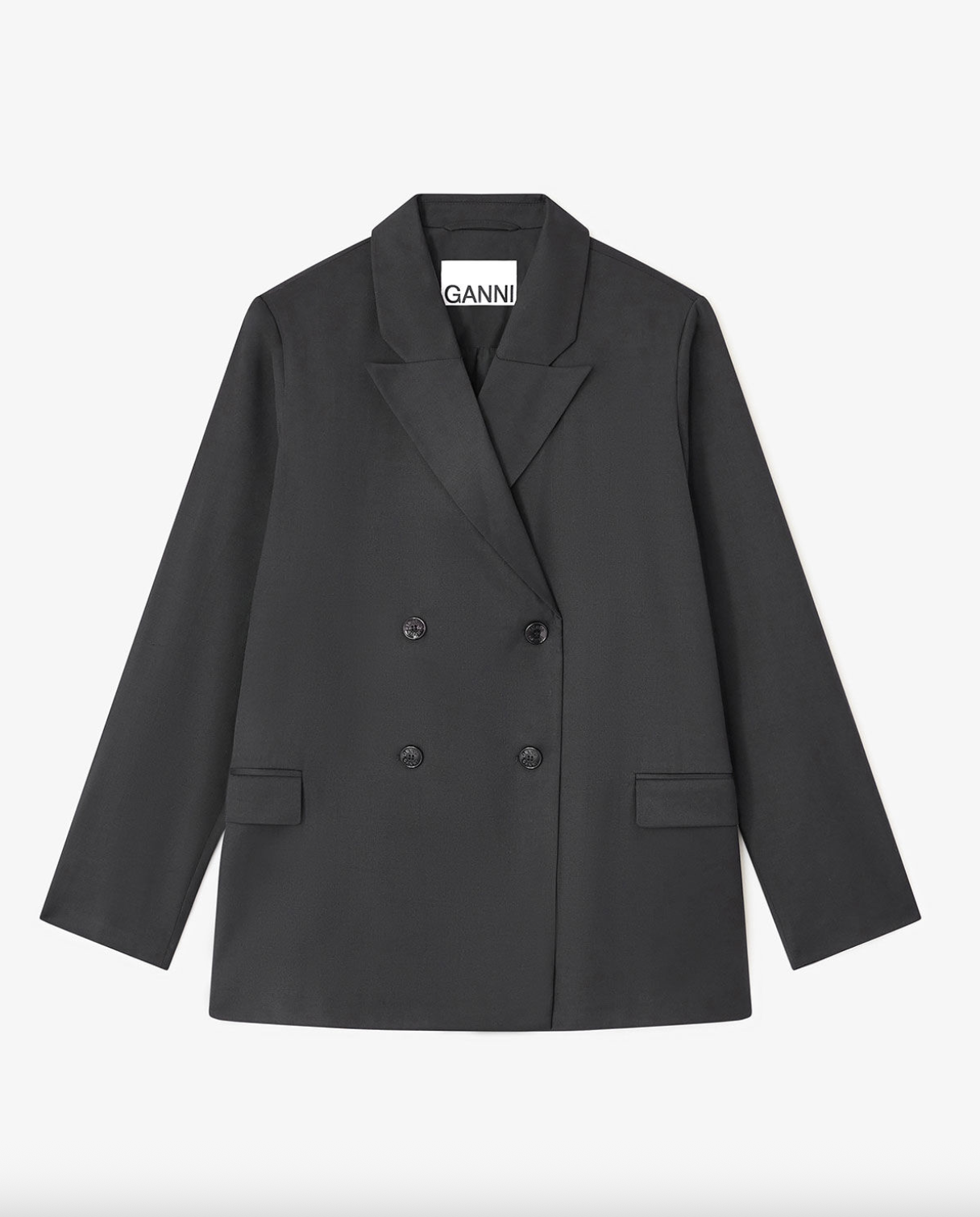 Calendered Wool Blazer