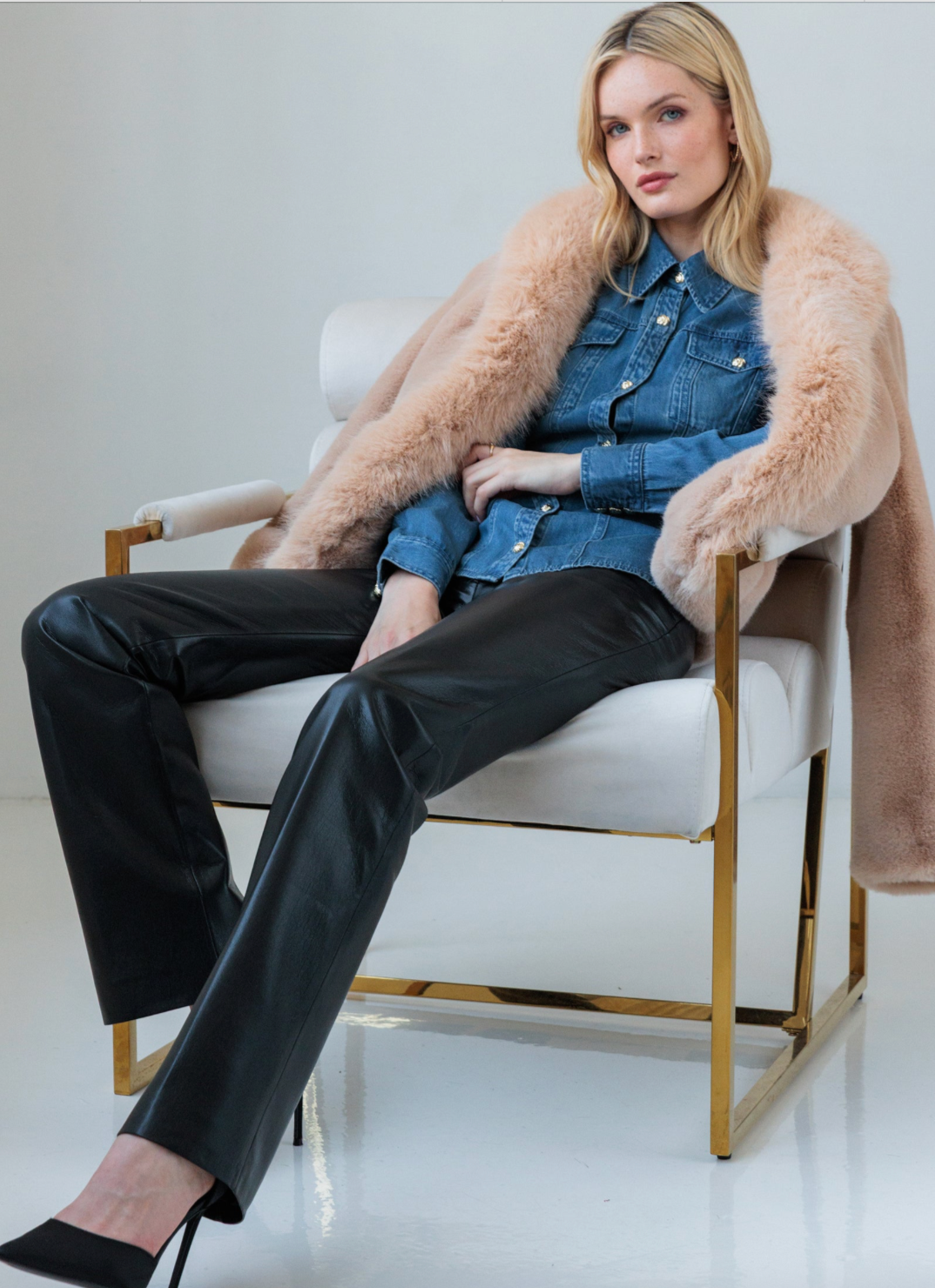 Lynette Vegan Leather Pants