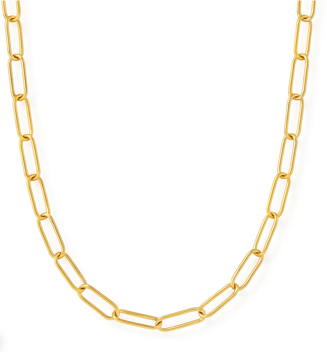 Jayden Paperclip Chain Necklace