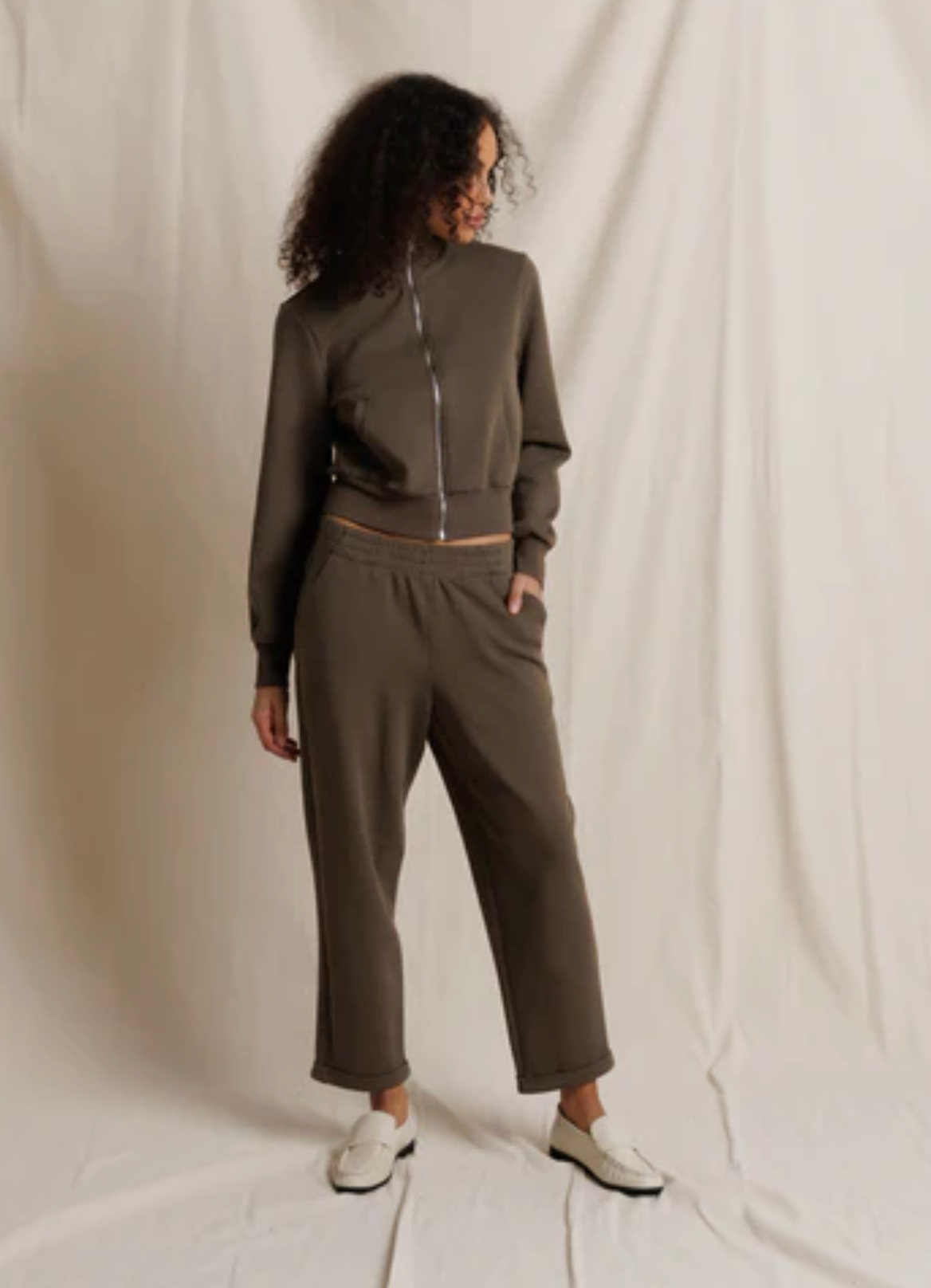 Sutton Flat Front Cuffed Pant