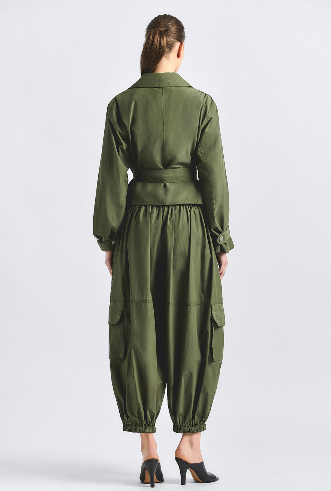 Tamsin Poplin Balloon Cargo Pant