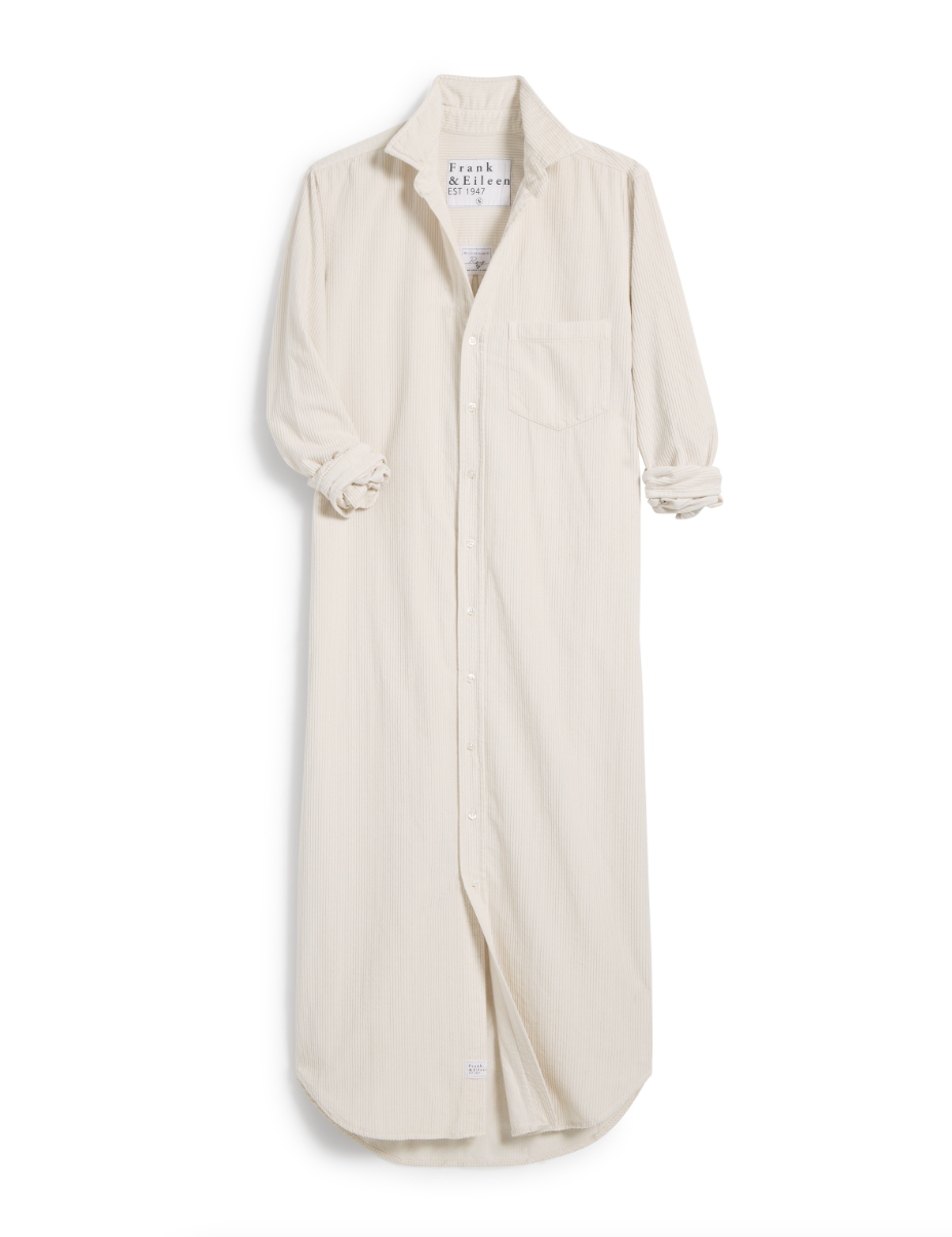 Italian Corduroy Rory Maxi Shirtdress