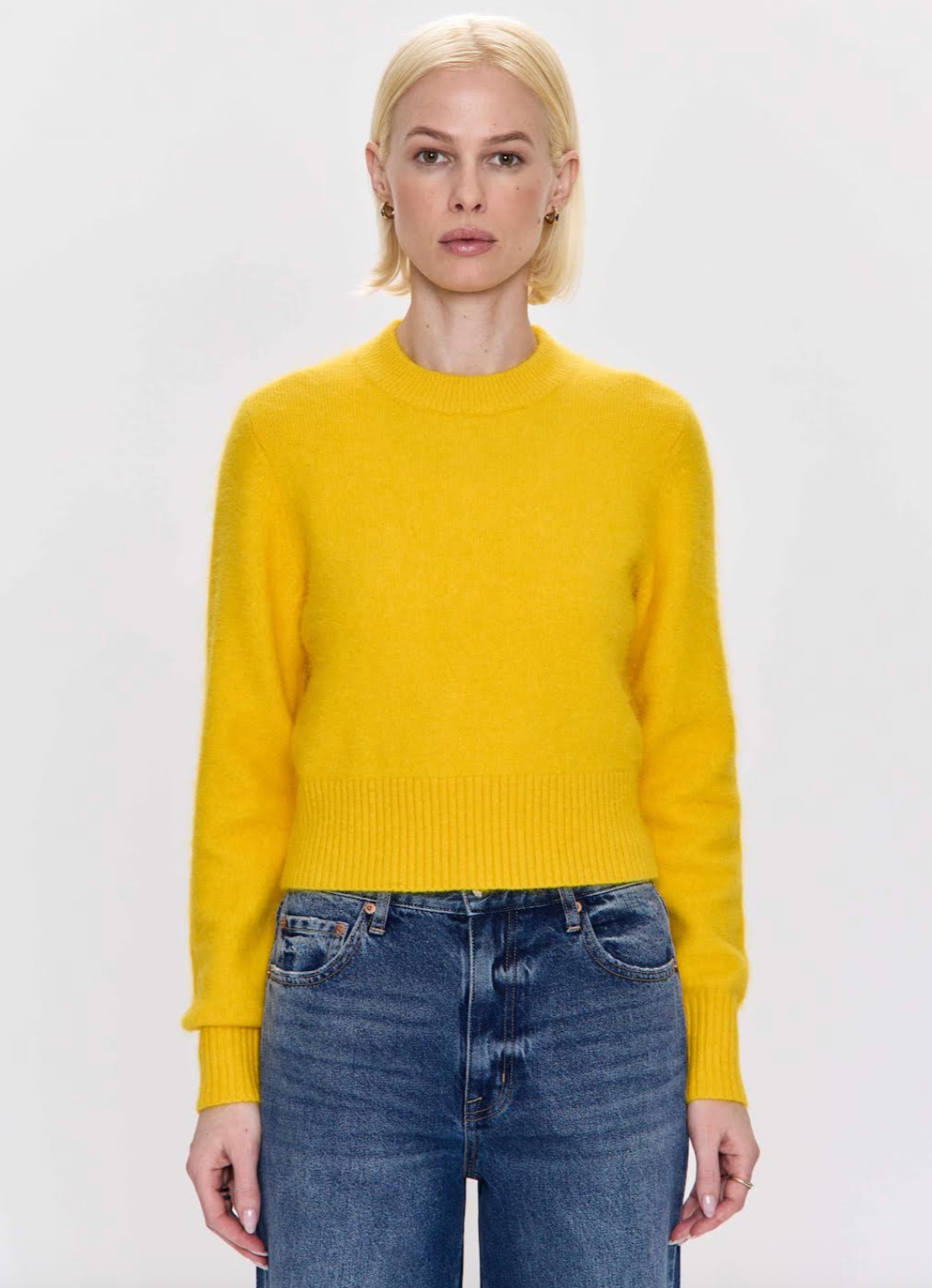Sara Shrunken Crewneck Sweater