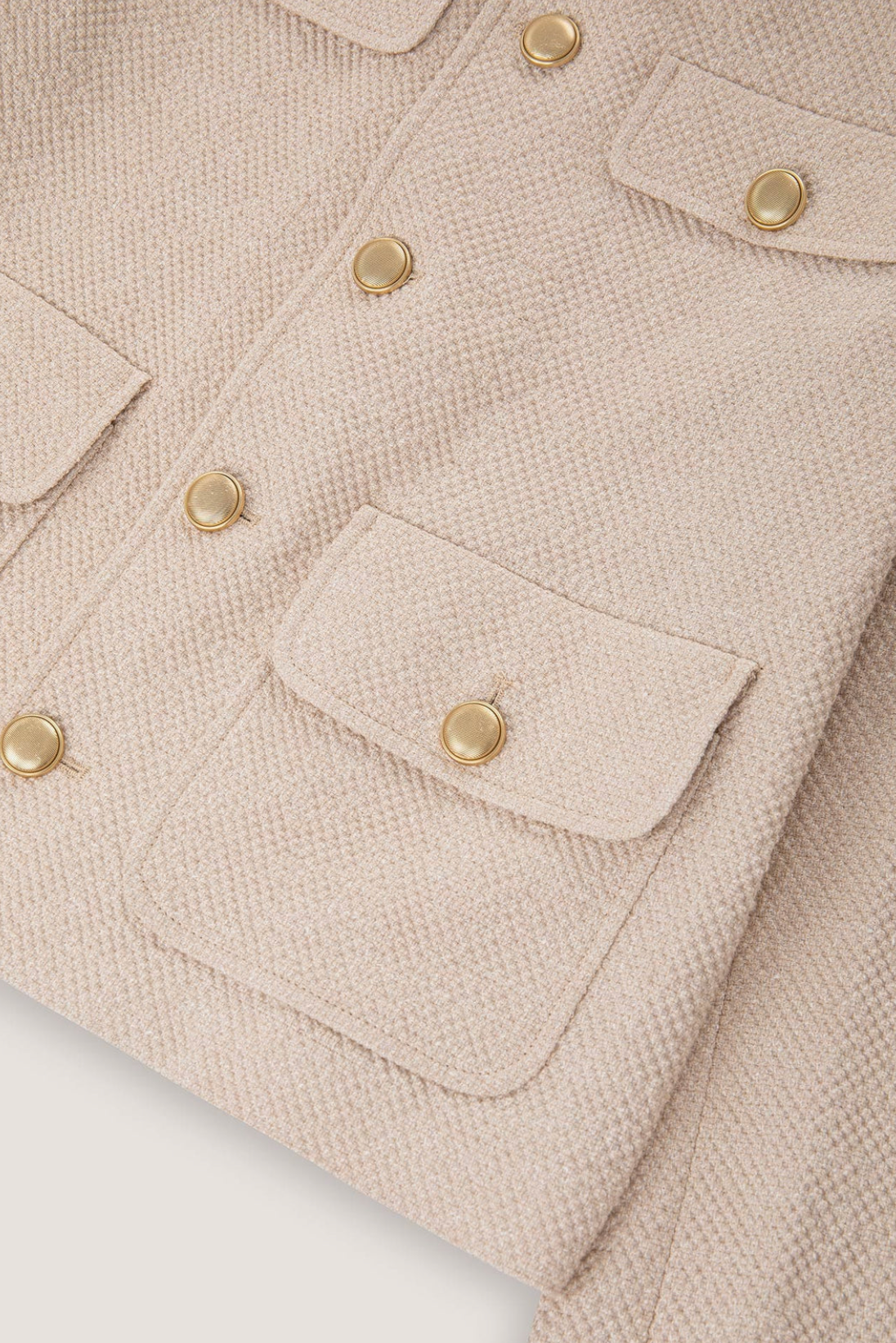 Cropped Jacket in Knit Bistretch