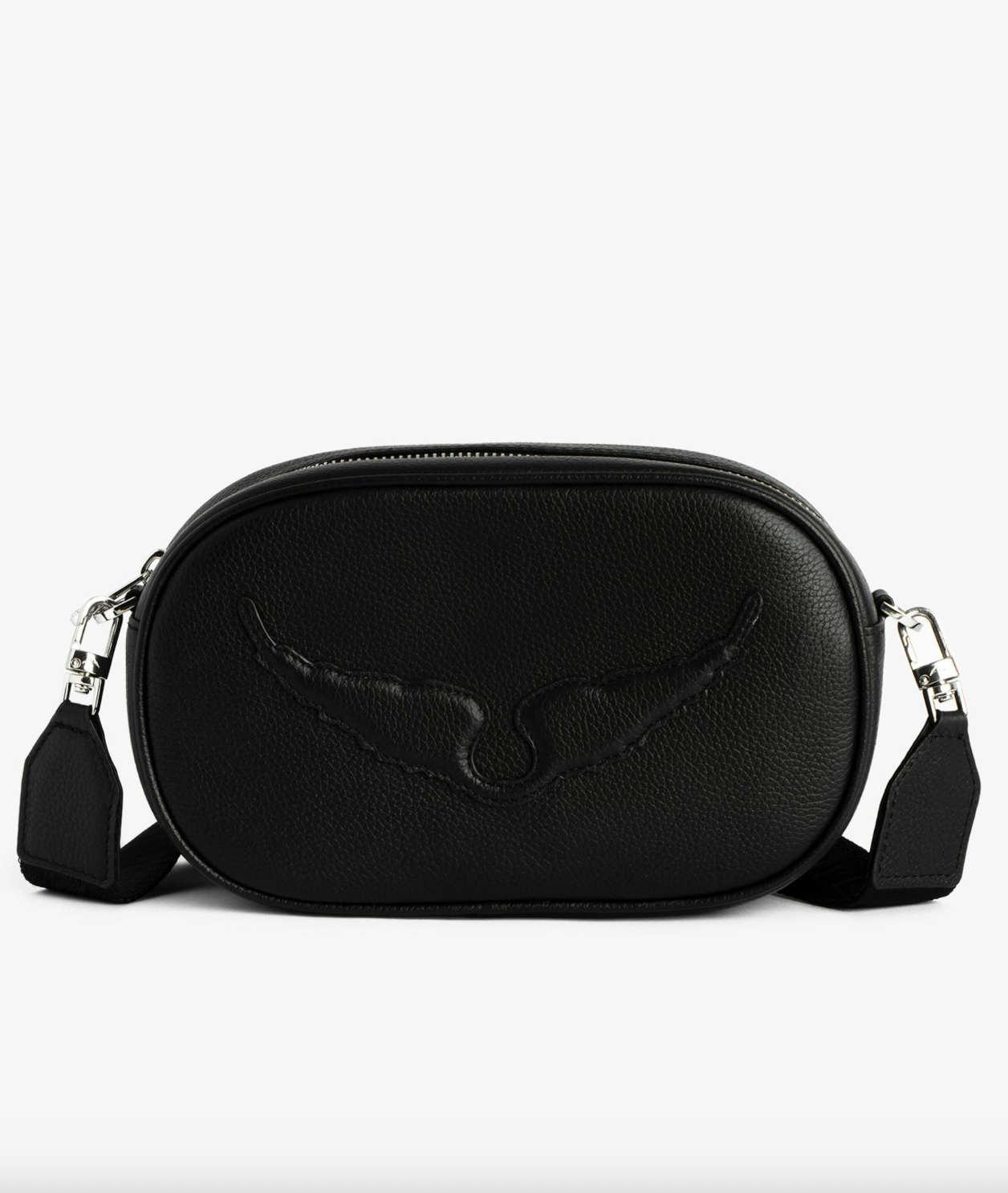 Rock with You Grained Leather Handbag