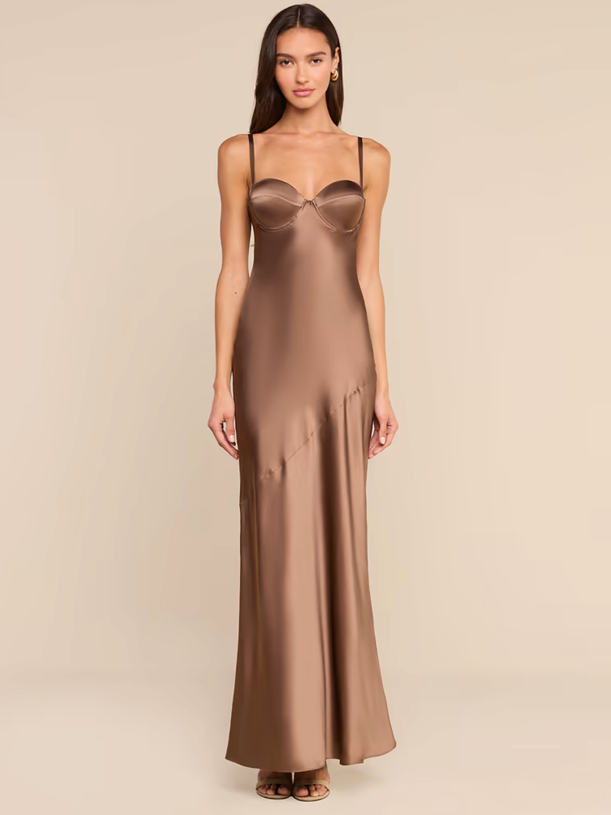 Sayla Bias Cut Maxi