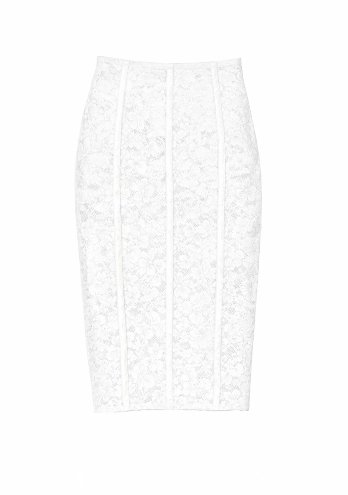 Le Stretch Lace Pencil Skirt